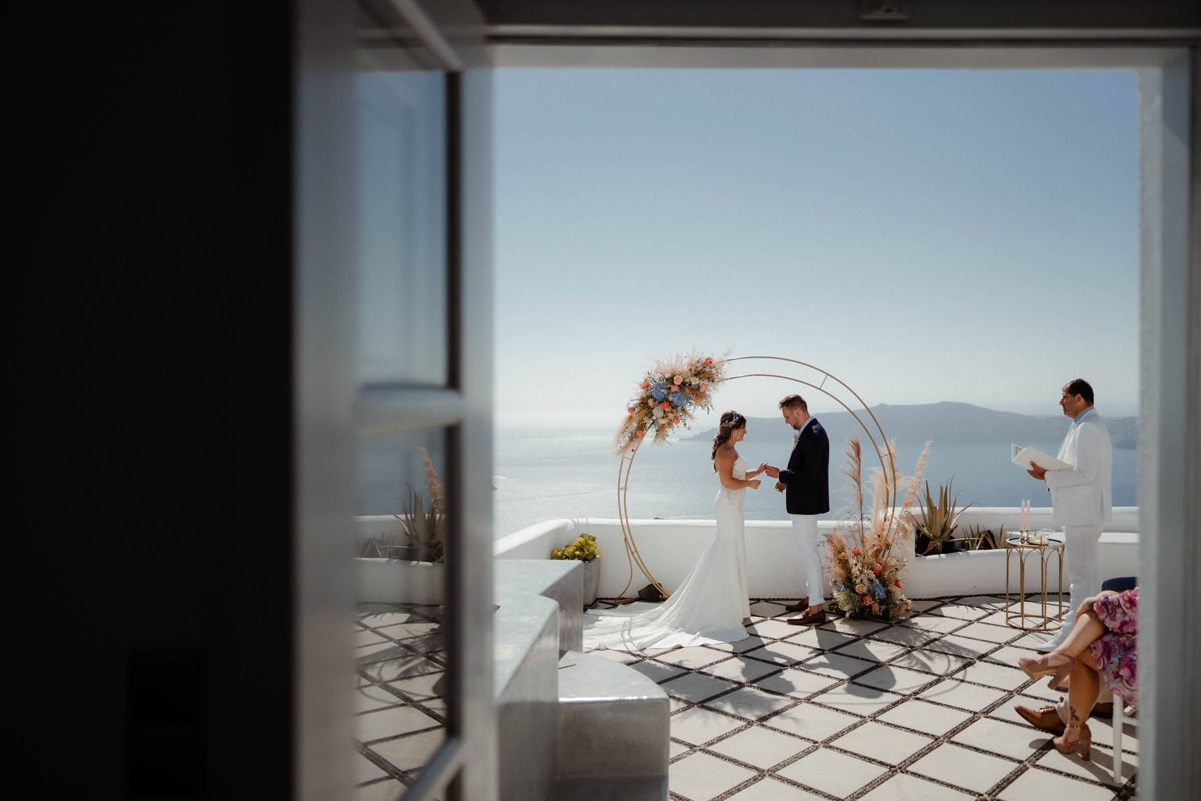 Sam and Courtney – Elopement in Santorini Wedding Santorini-27