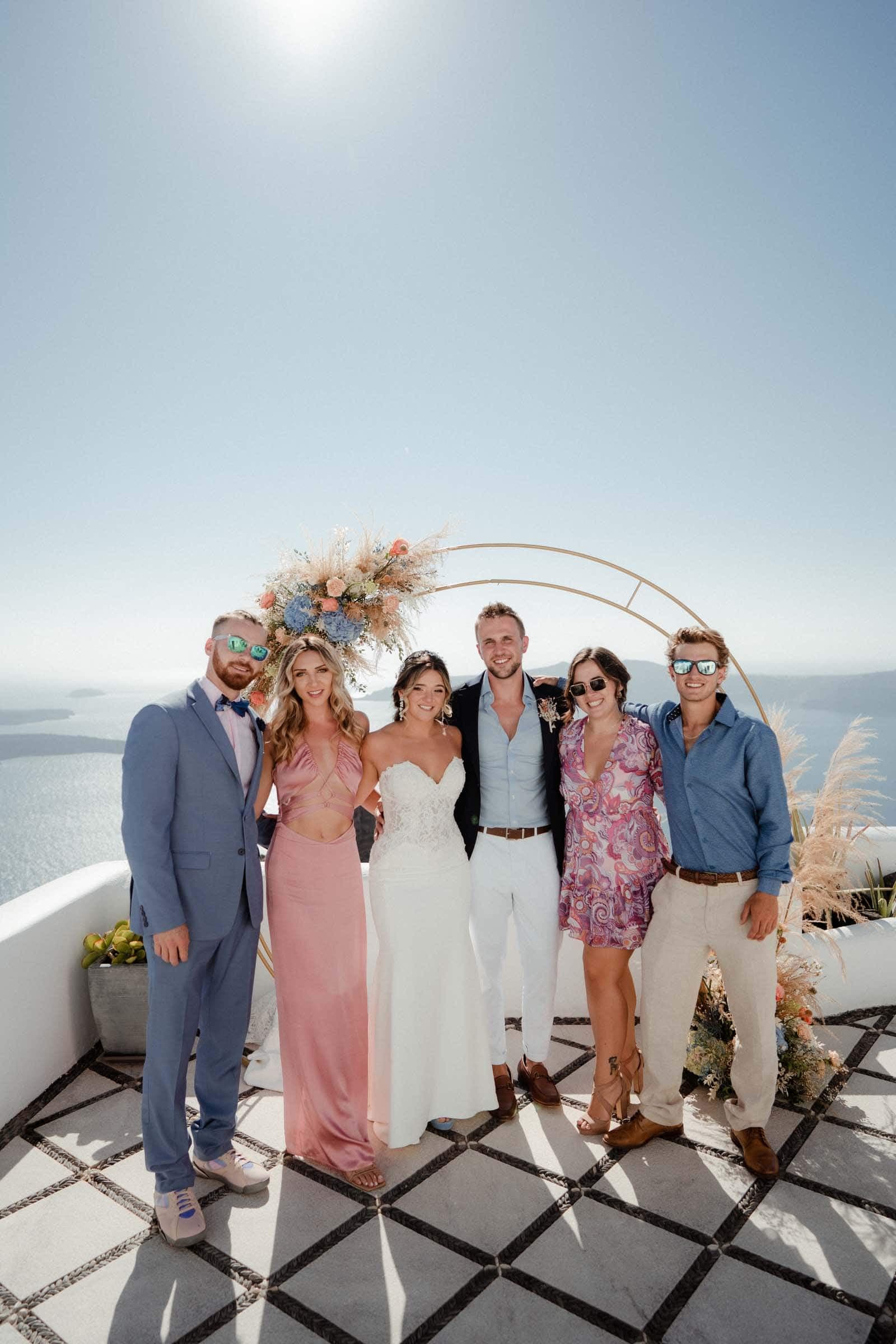Sam and Courtney – Elopement in Santorini Wedding Santorini-33