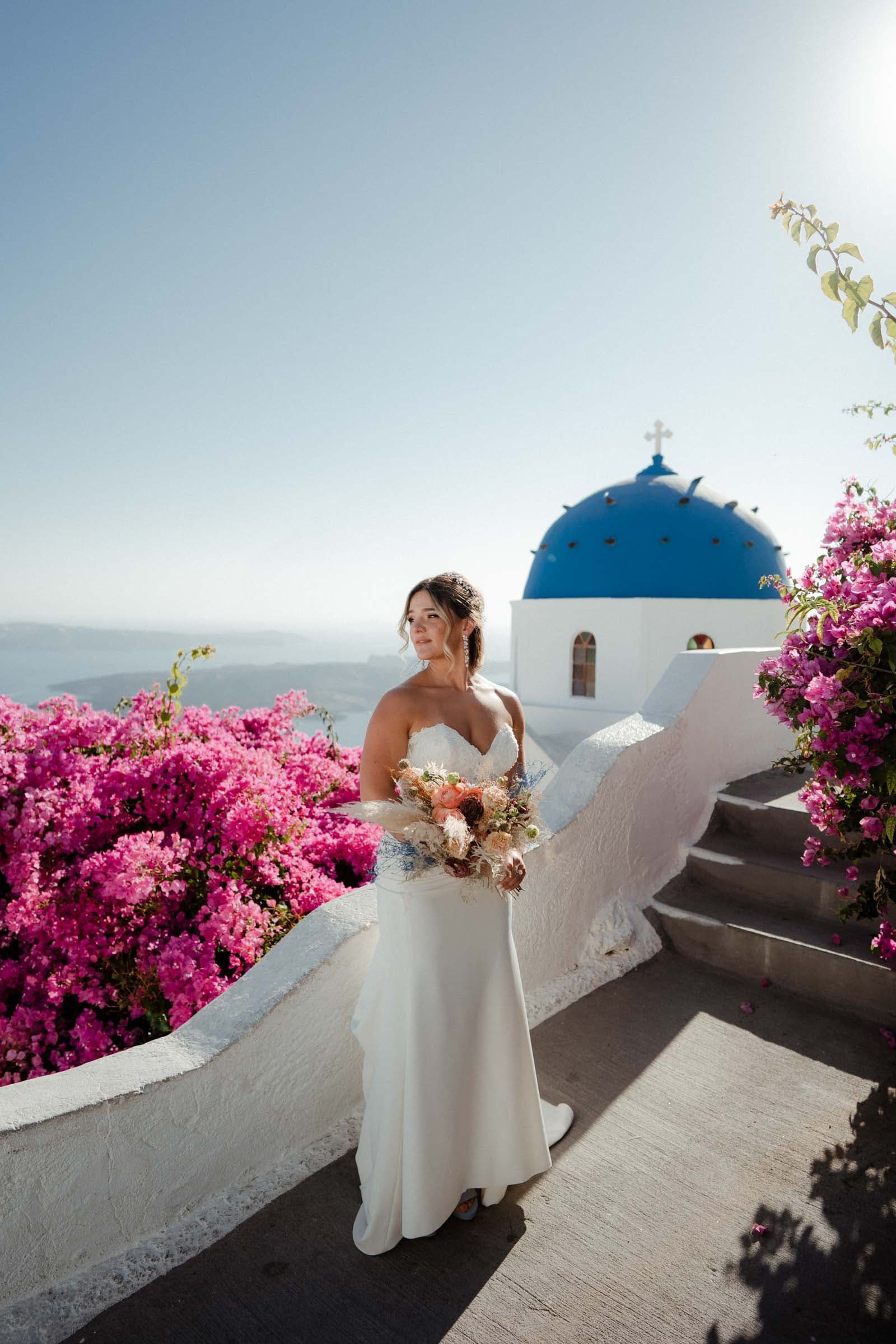 Sam and Courtney – Elopement in Santorini Wedding Santorini-38