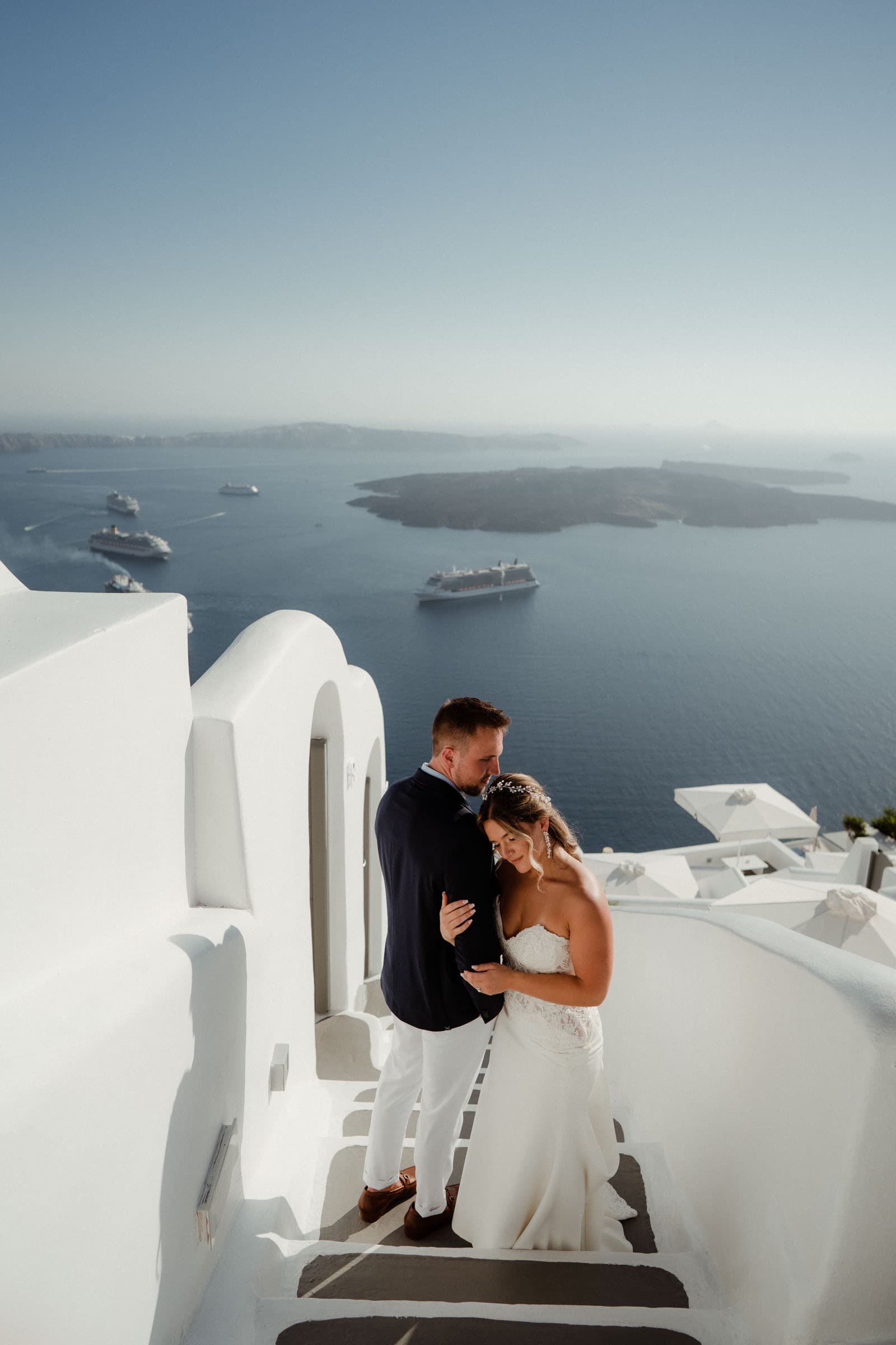Sam and Courtney – Elopement in Santorini Wedding Santorini-40