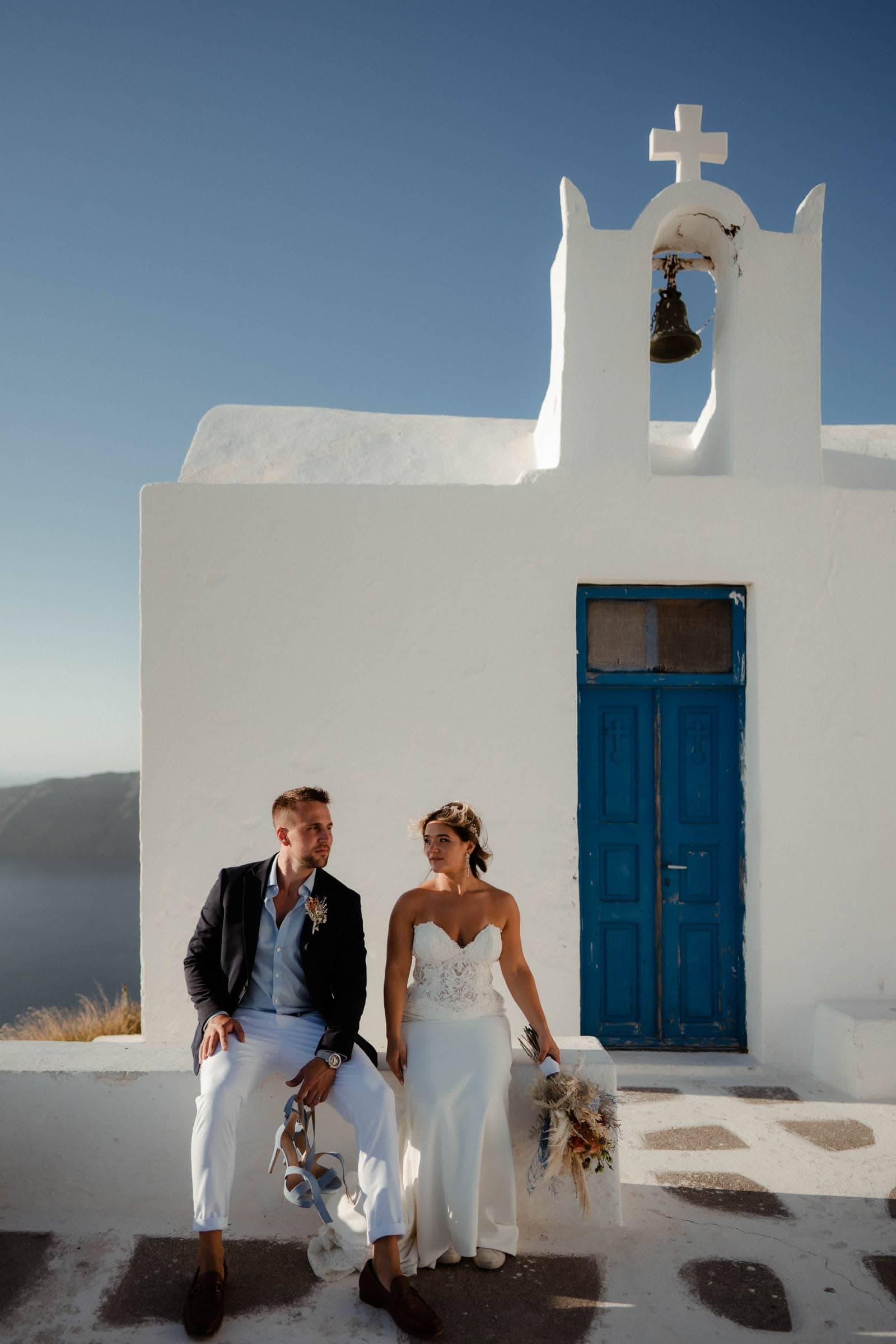Sam and Courtney – Elopement in Santorini Wedding Santorini-48