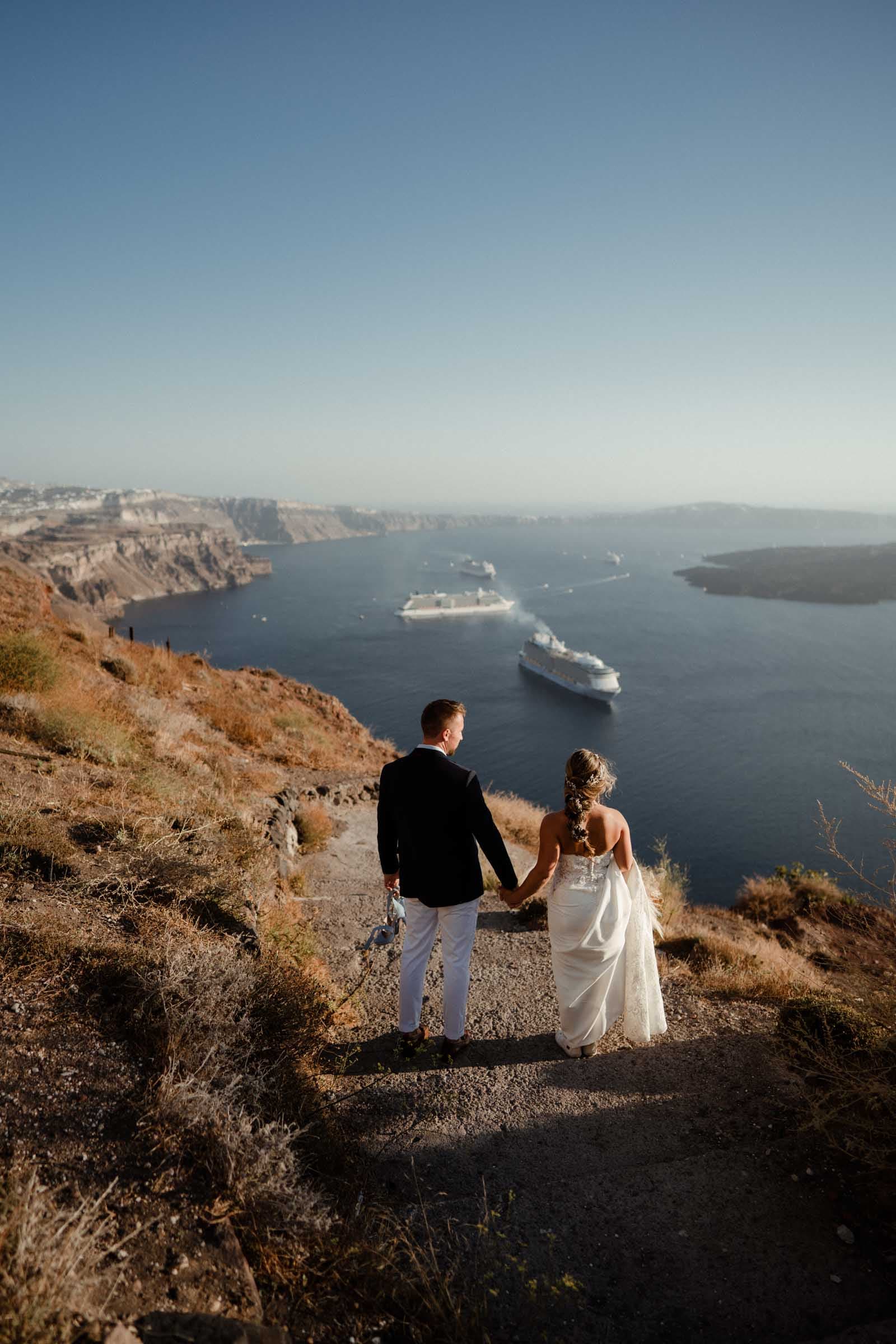 Sam and Courtney – Elopement in Santorini Wedding Santorini-59