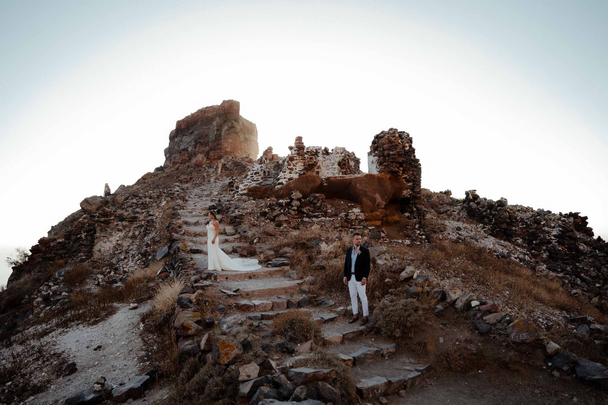 Sam and Courtney – Elopement in Santorini Wedding Santorini-51