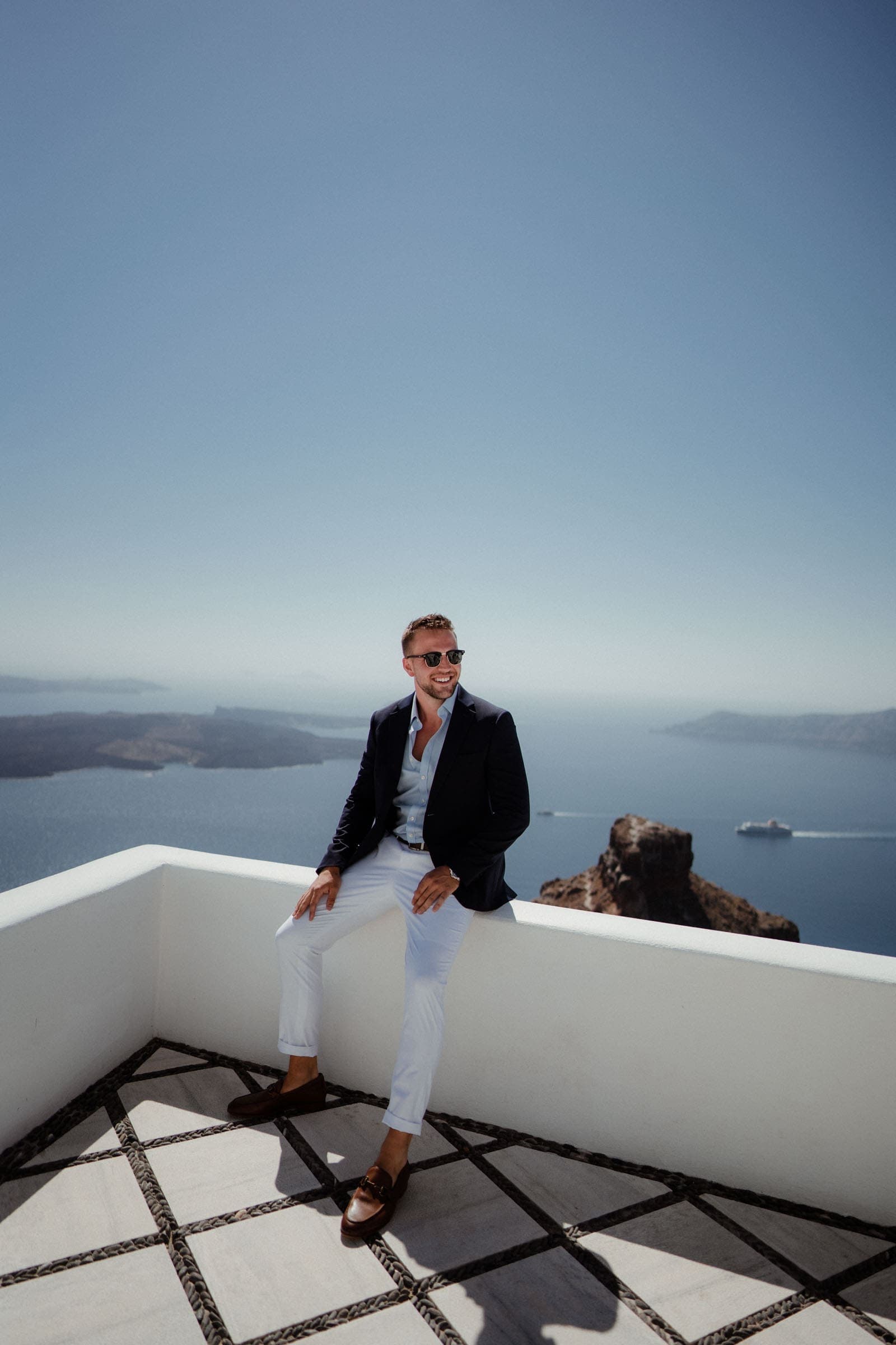 Sam and Courtney – Elopement in Santorini Wedding Santorini-9