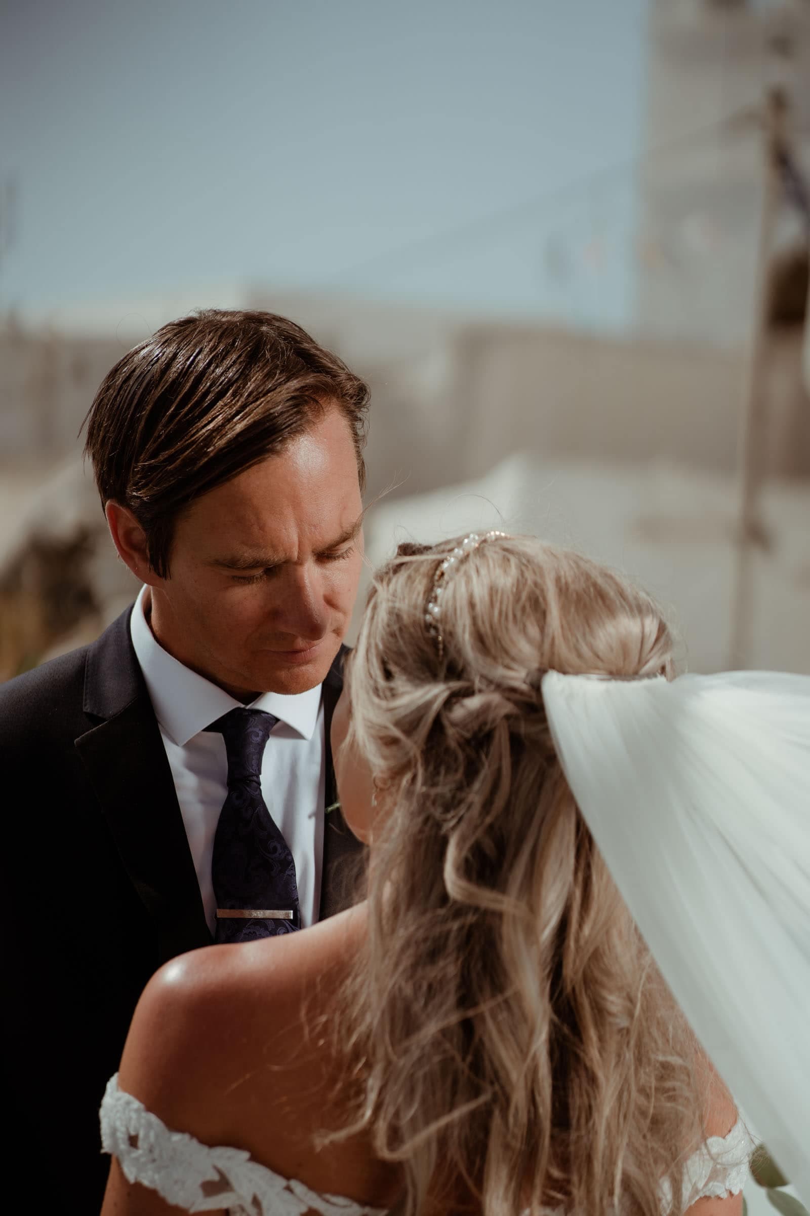 Jason and Jodie – A wedding in Pyrgos restaurant Wedding Santorini-22