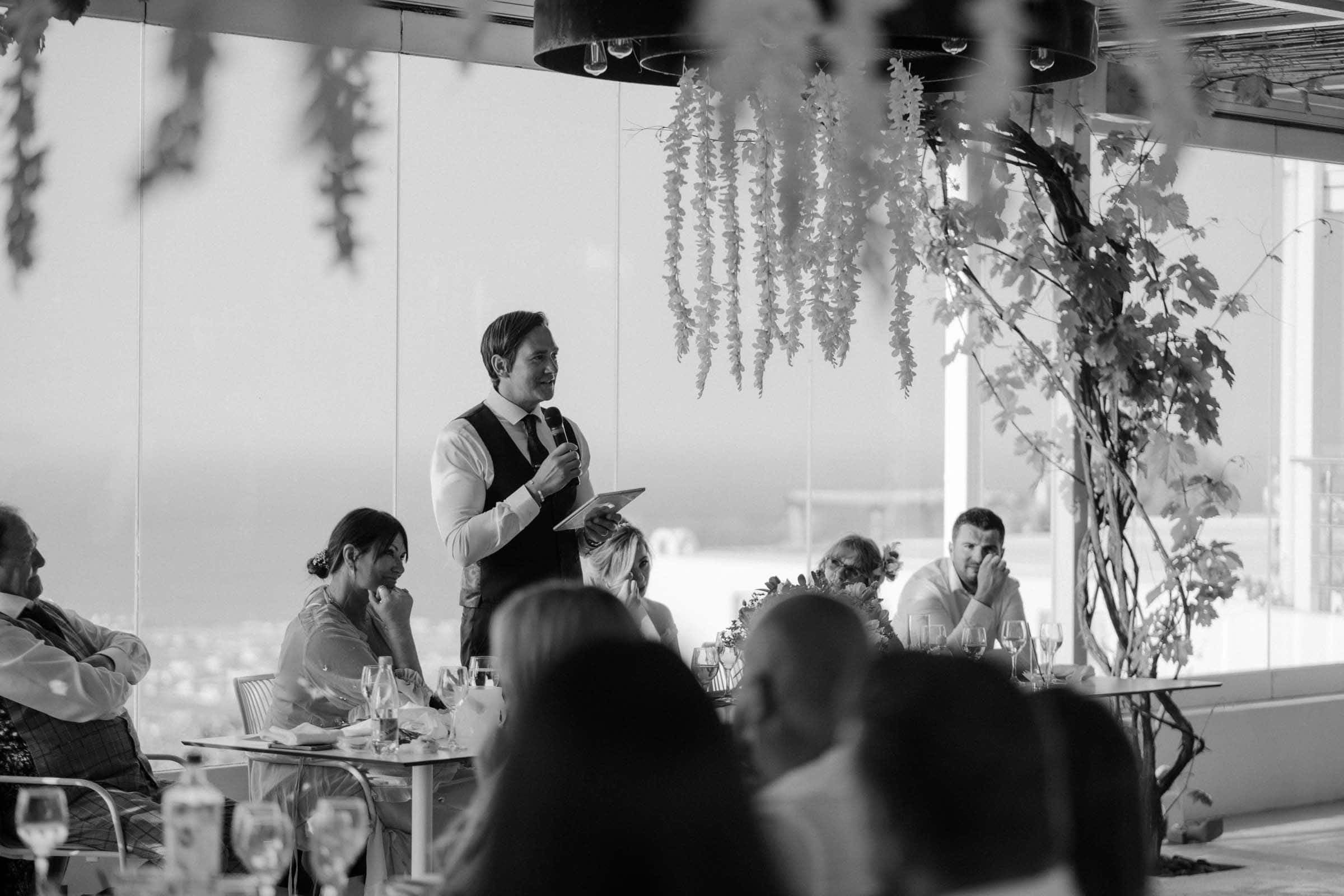 Jason and Jodie – A wedding in Pyrgos restaurant Wedding Santorini-33