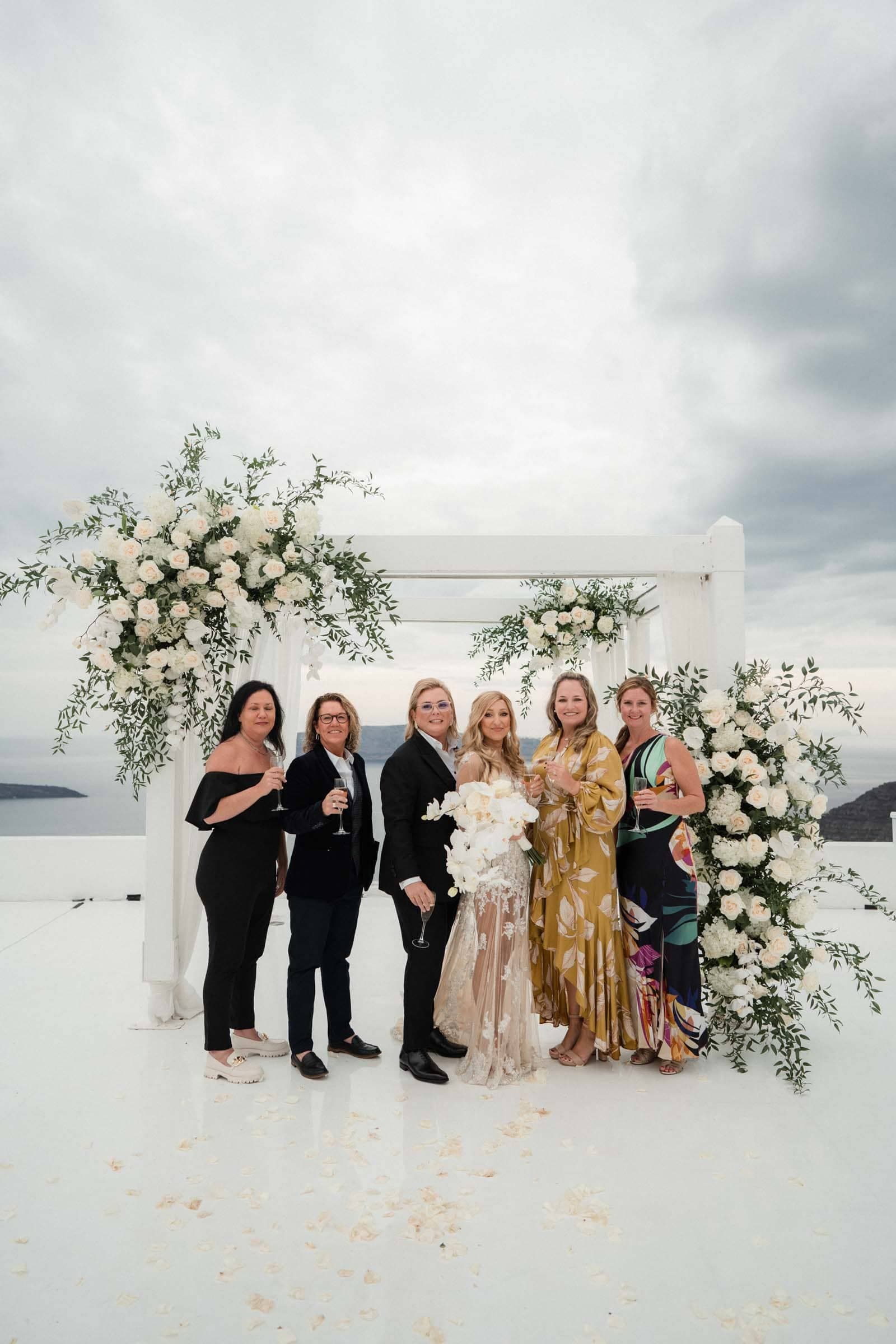 Vita & Jen | A Santorini lesbian wedding-24