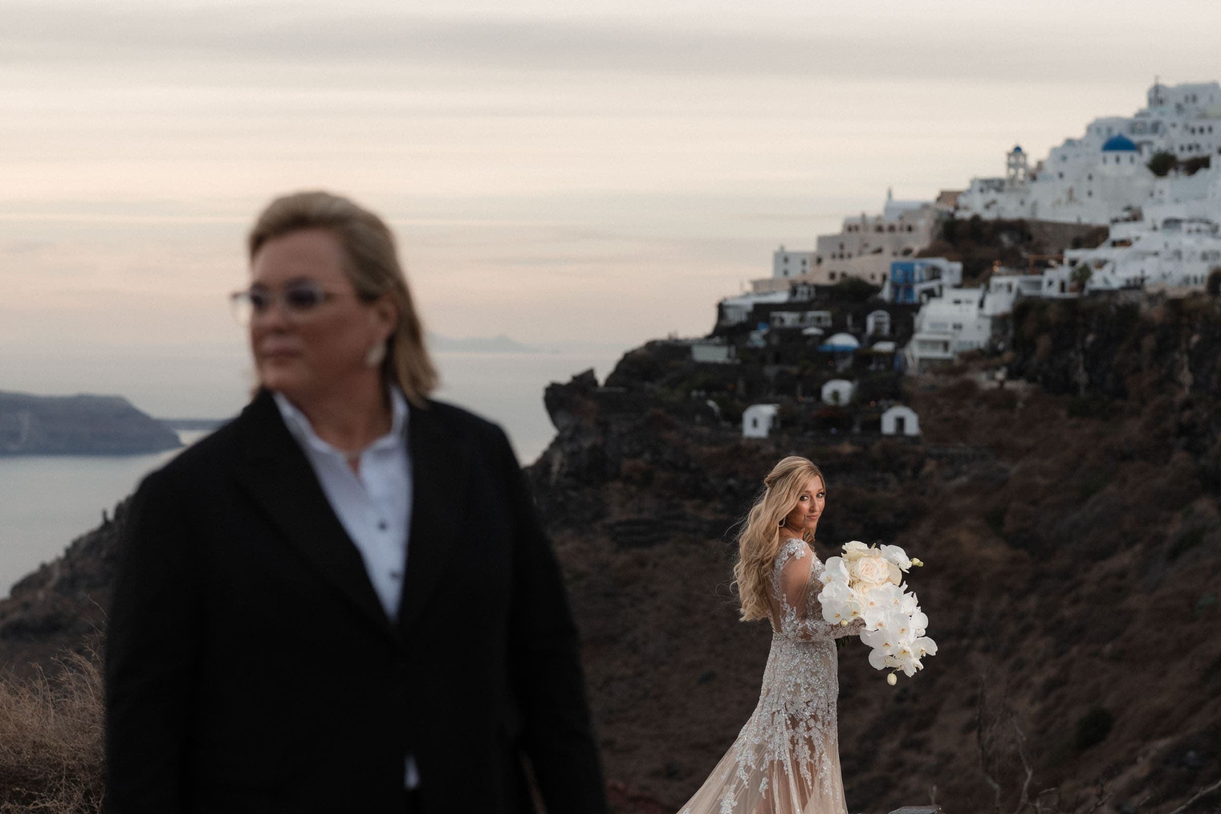 Vita & Jen | A Santorini lesbian wedding-32