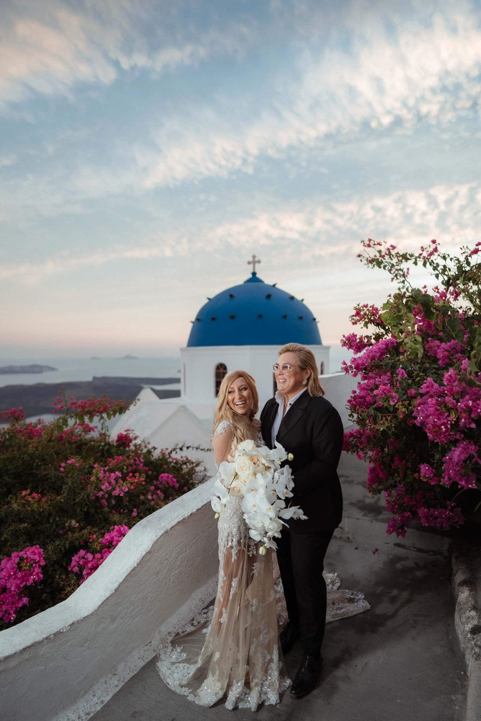 Vita & Jen | A Santorini lesbian wedding-40