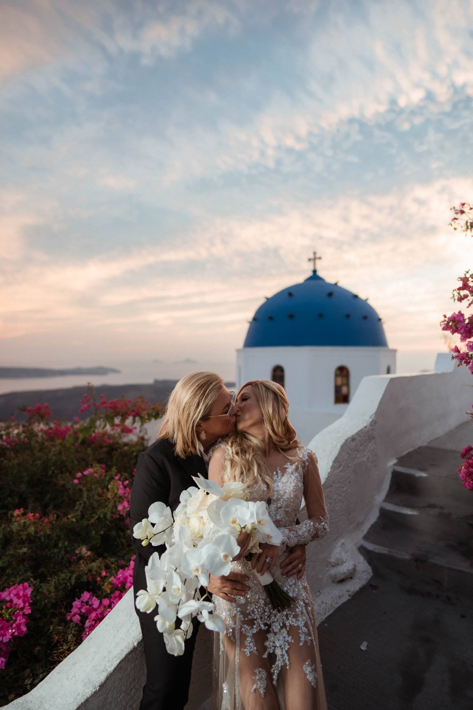 Vita & Jen | A Santorini lesbian wedding-42