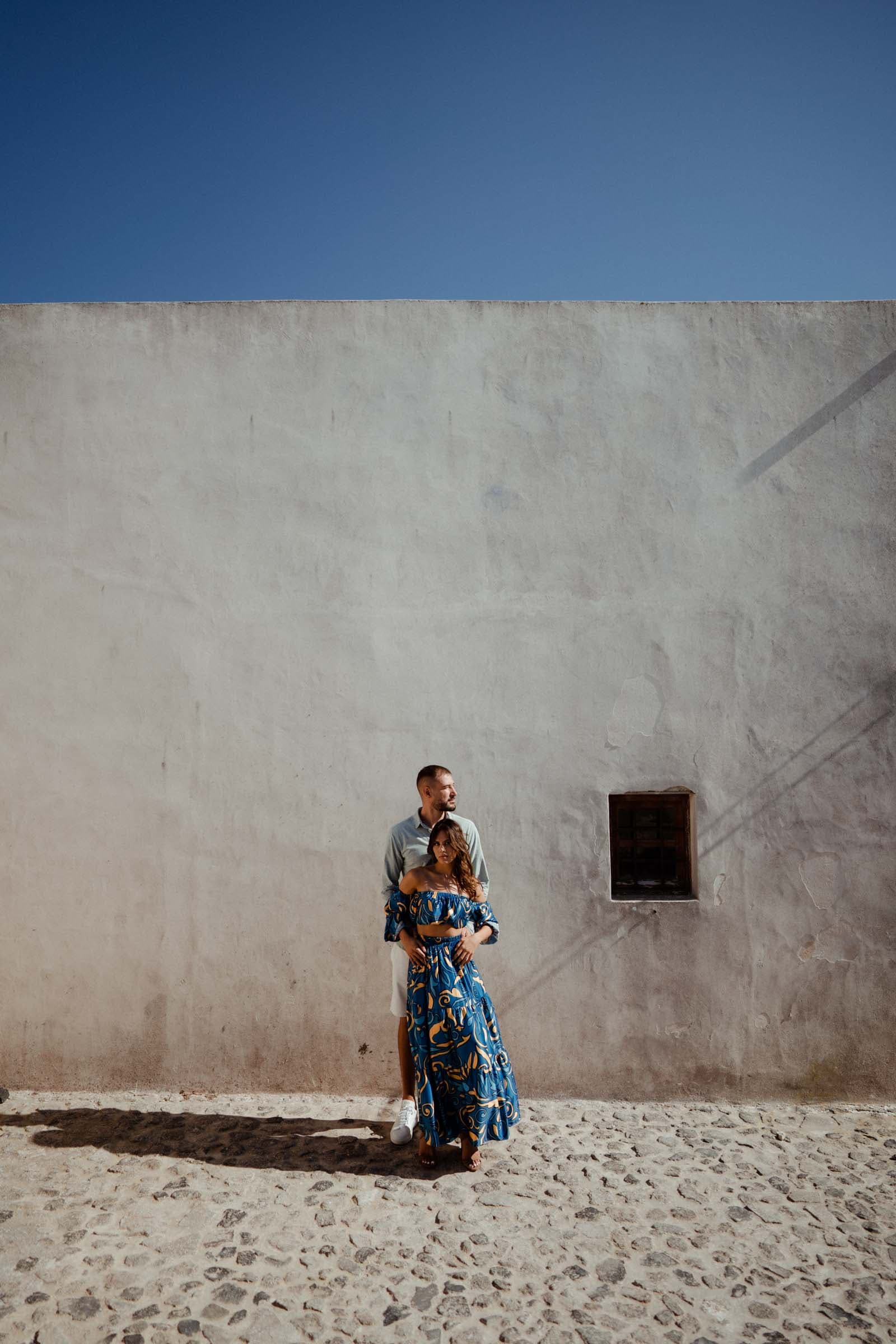 Luca & Malia | Couple photoshoot in Pyrgos and Imerovigli Couple Sessions-16