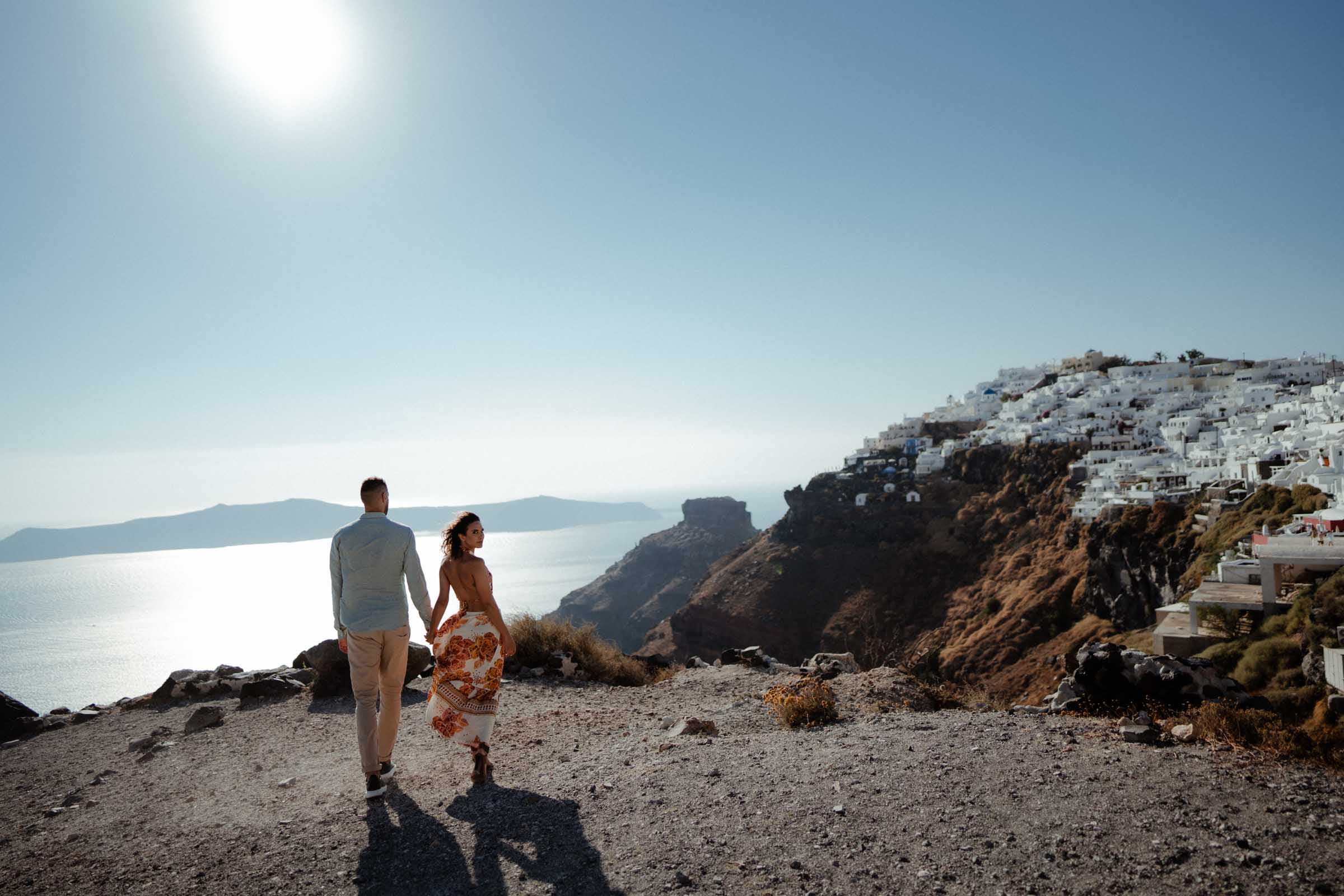 Luca & Malia | Couple photoshoot in Pyrgos and Imerovigli Couple Sessions-20