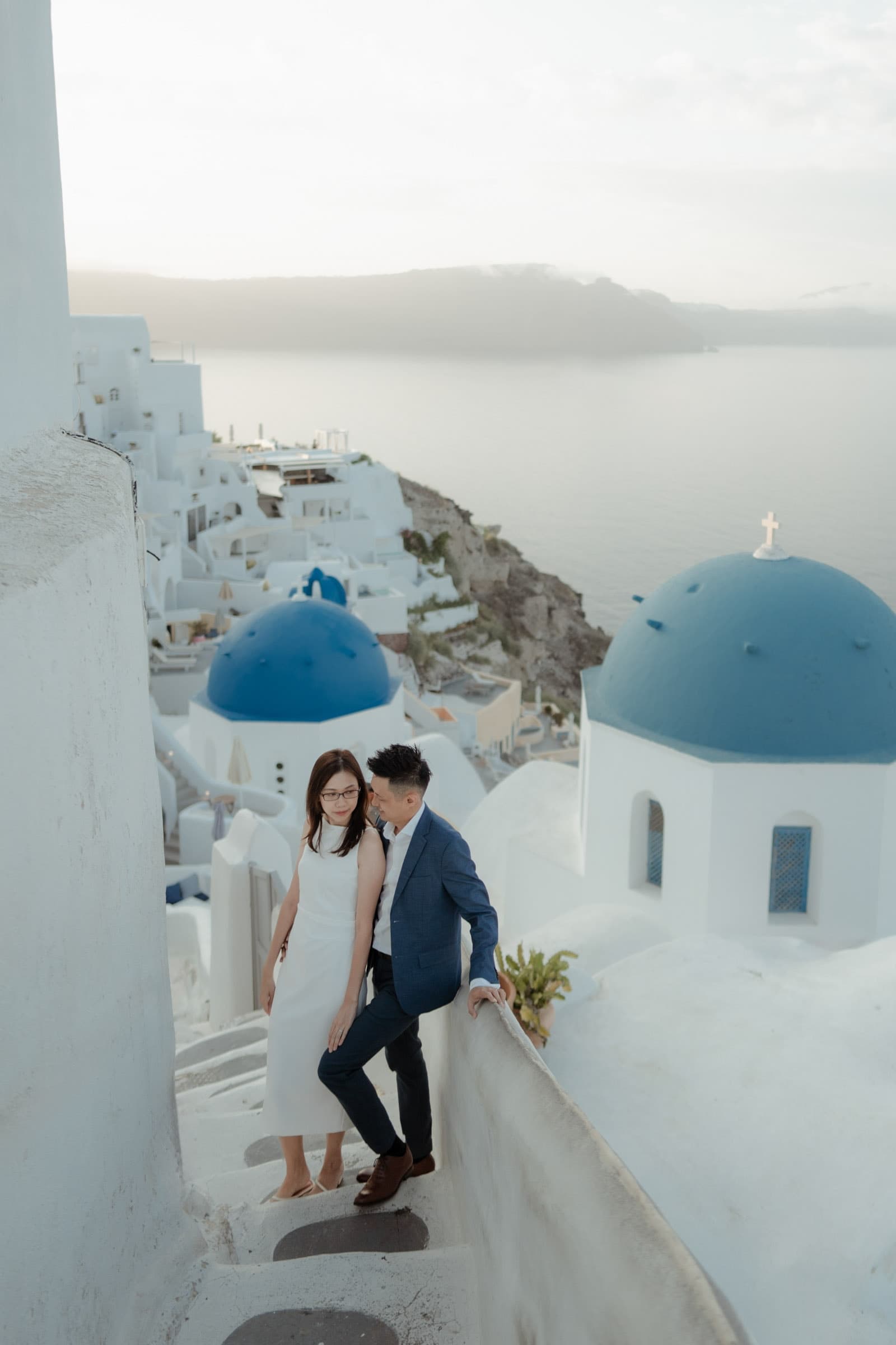 Ruix & Tim | 10 year anniversary photoshoot in Oia Couple Sessions-1