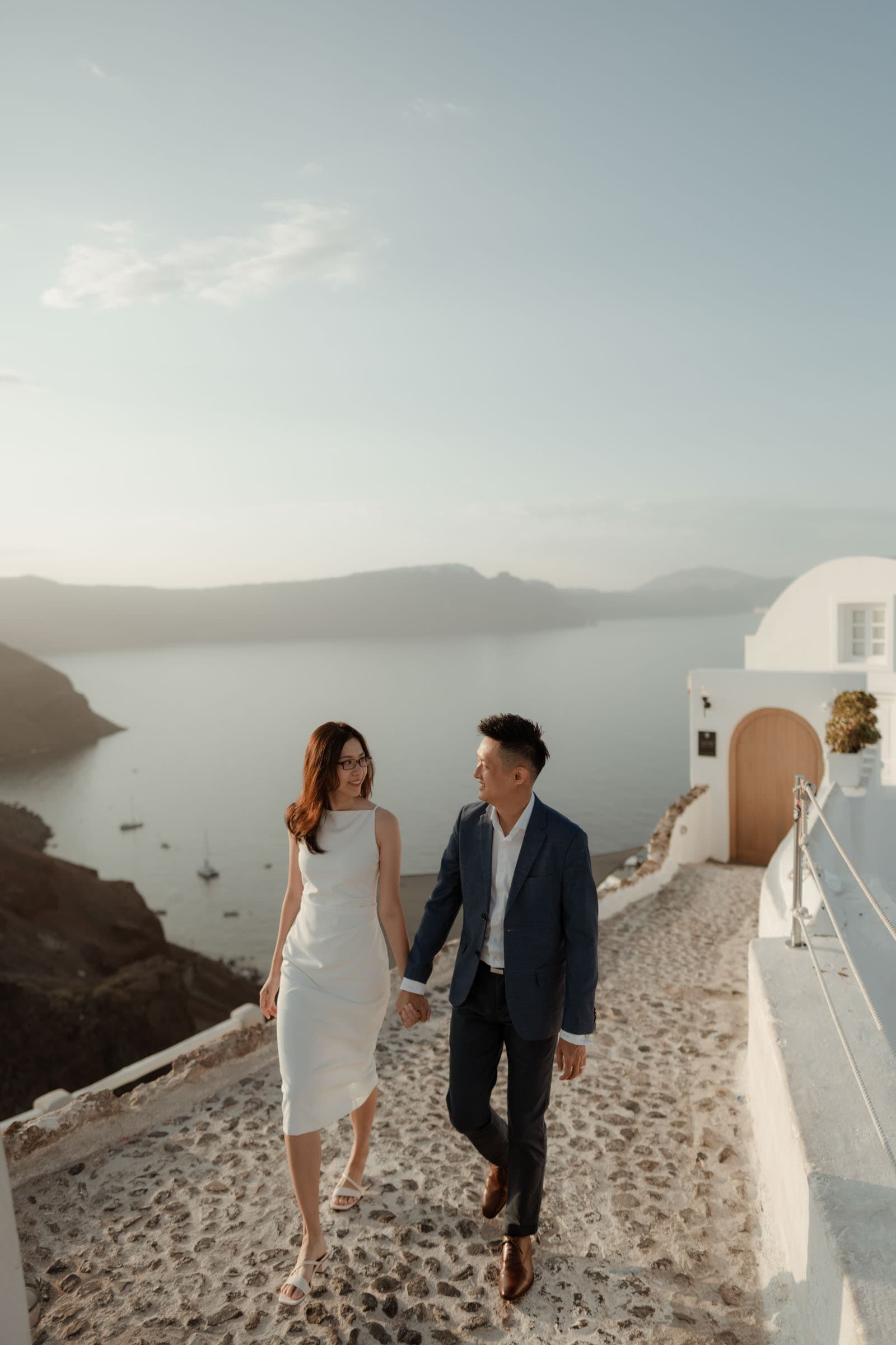 Ruix & Tim | 10 year anniversary photoshoot in Oia Couple Sessions-11