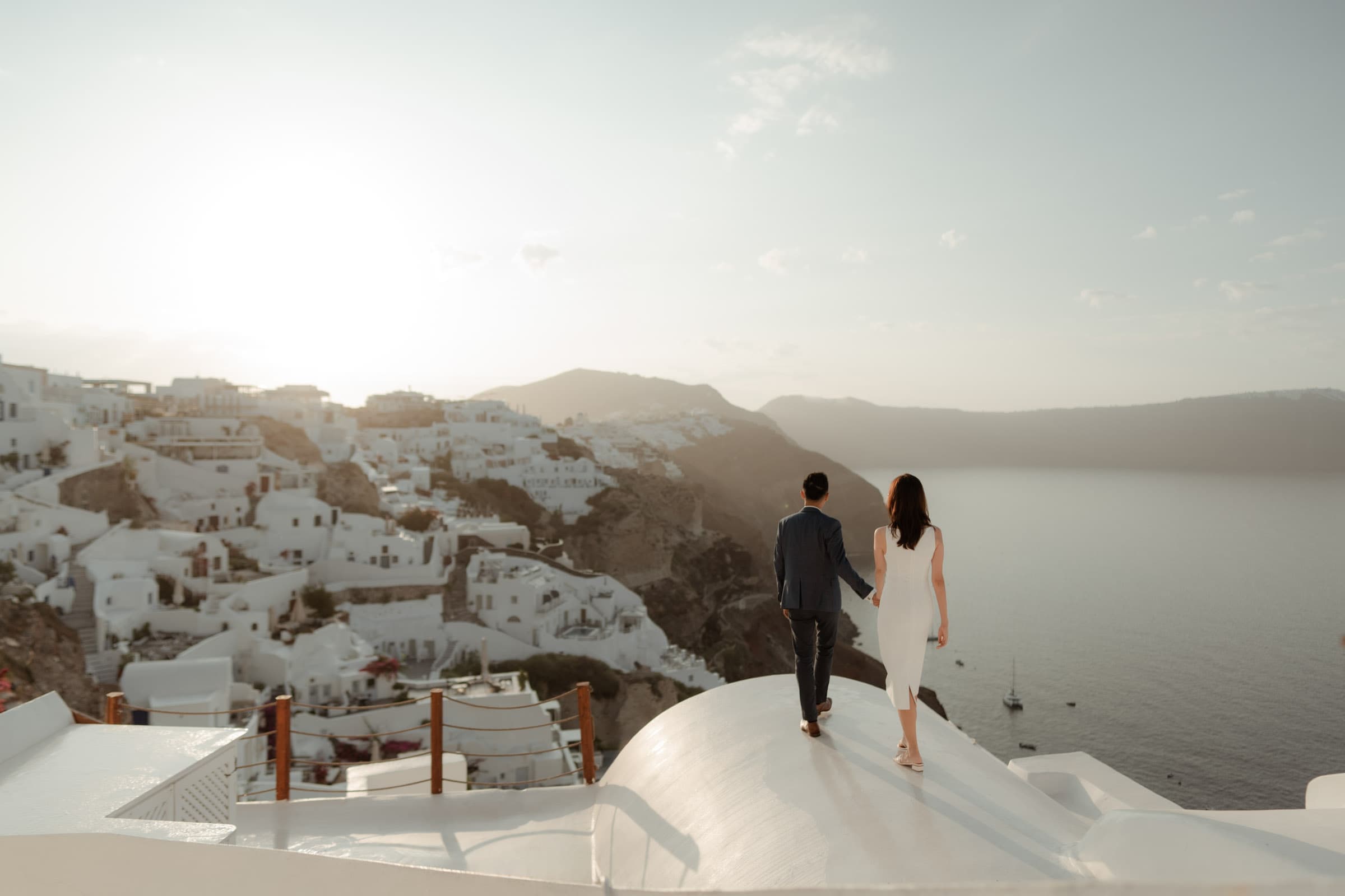 Ruix & Tim | 10 year anniversary photoshoot in Oia