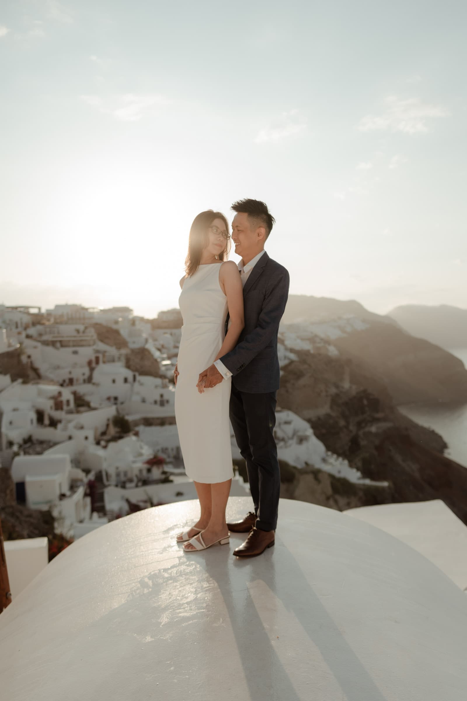 Ruix & Tim | 10 year anniversary photoshoot in Oia Couple Sessions-7