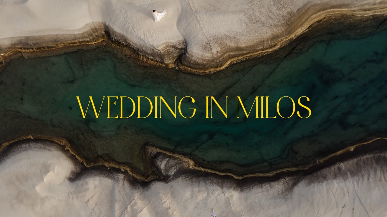 Andrea & Xavier – Wedding in Milos, Sarakiniko beach