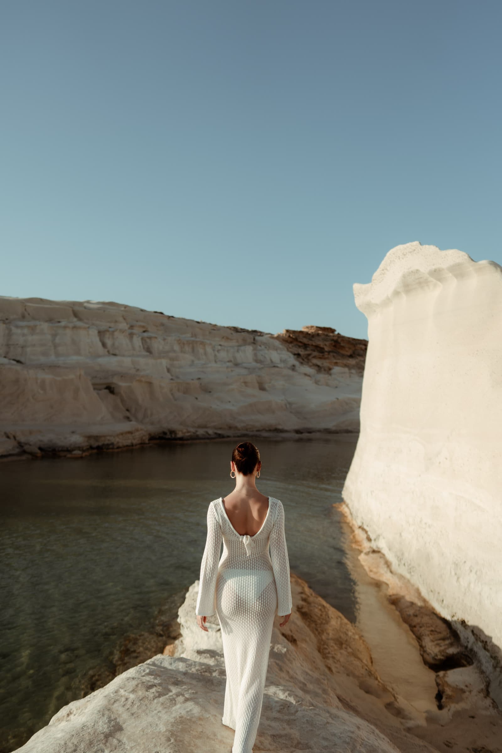 Sebastian & Madison – Proposal in Sarakiniko beach, Milos. Proposals in Santorini-19