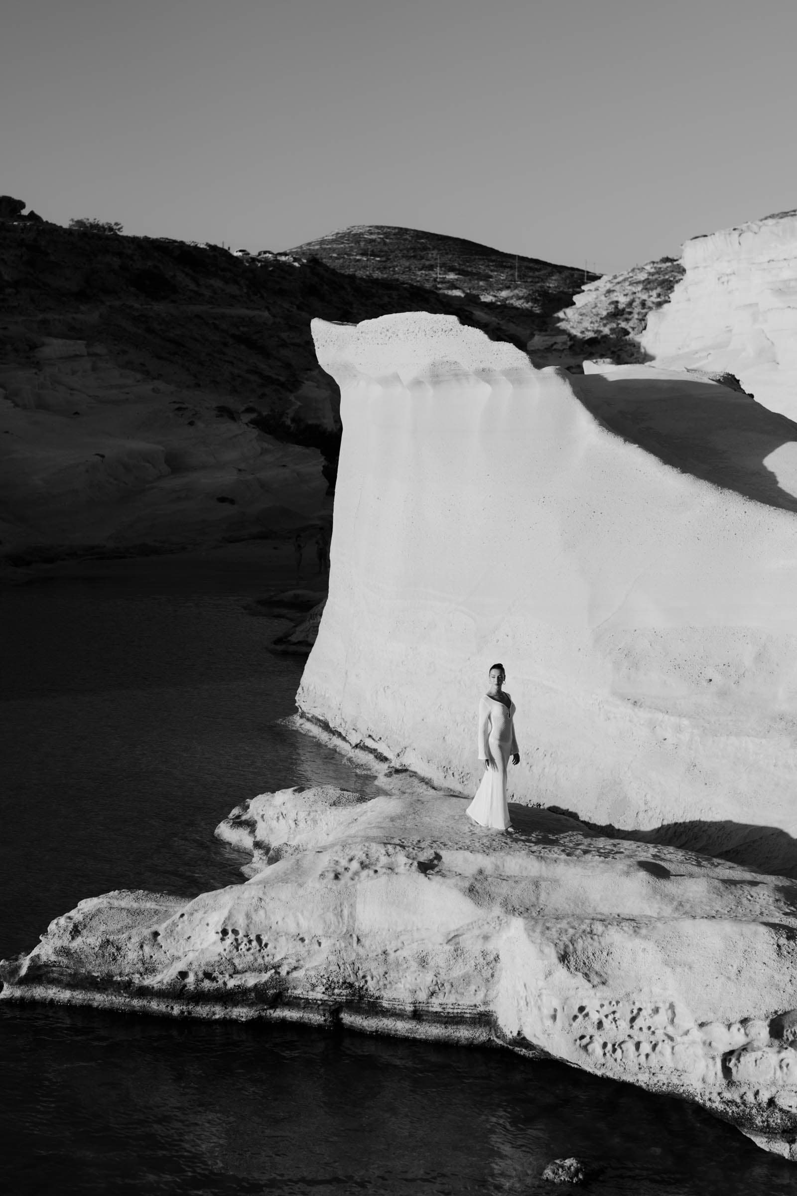 Sebastian & Madison – Proposal in Sarakiniko beach, Milos. Proposals in Santorini-20