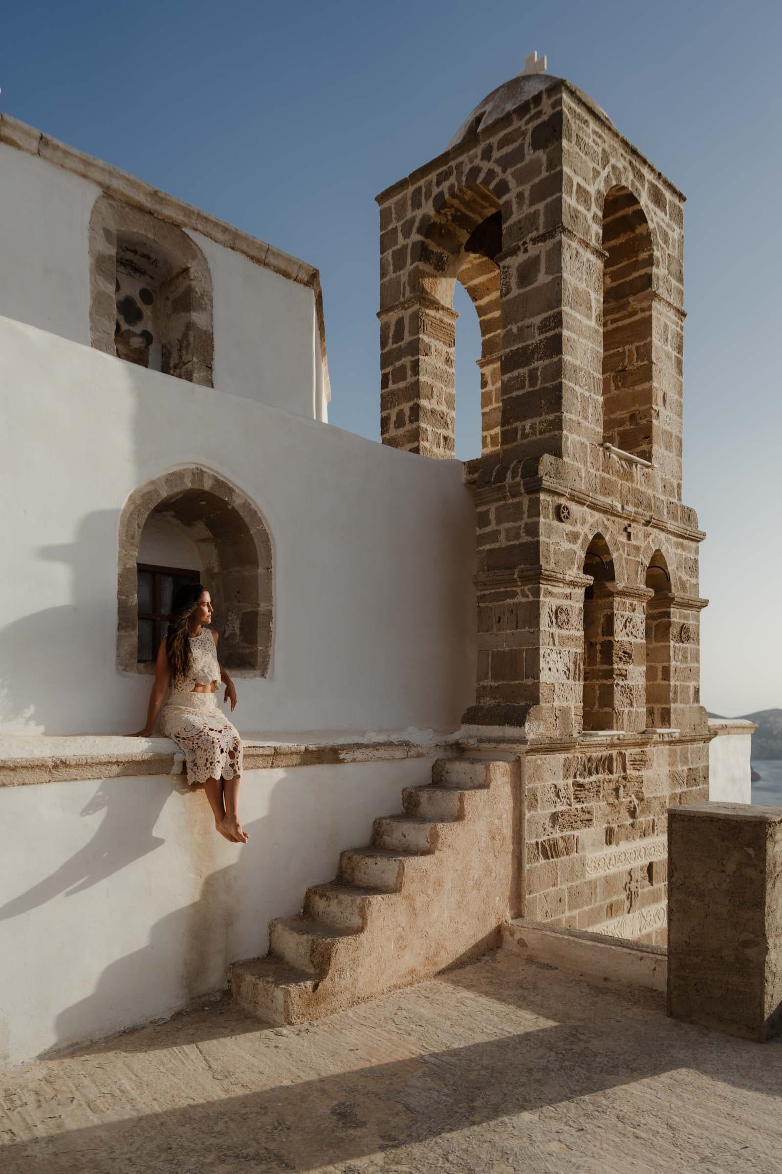 Xavier & Andrea – elopement in Milos | Sarakiniko-14