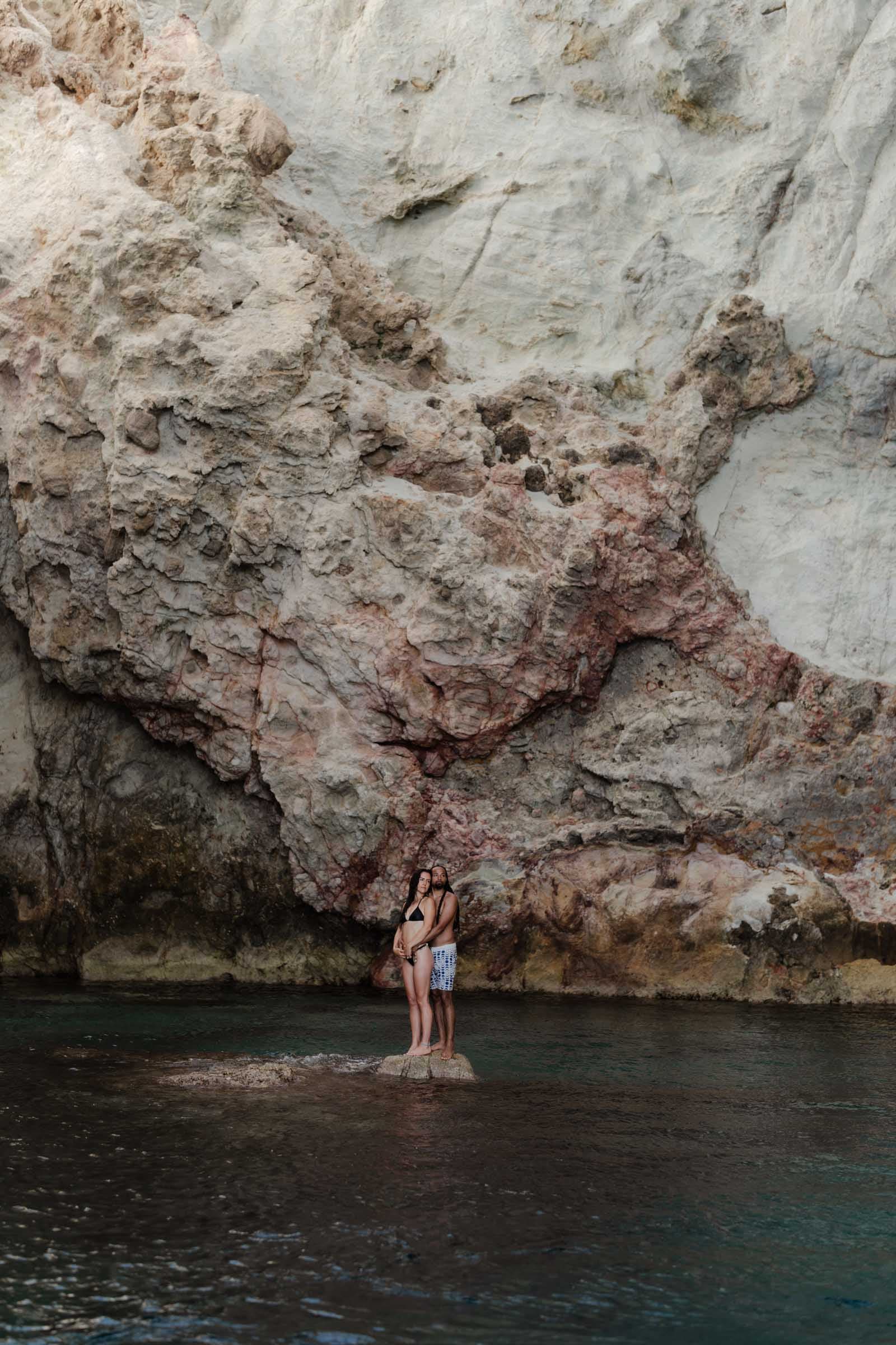 Xavier & Andrea – elopement in Milos | Sarakiniko-5