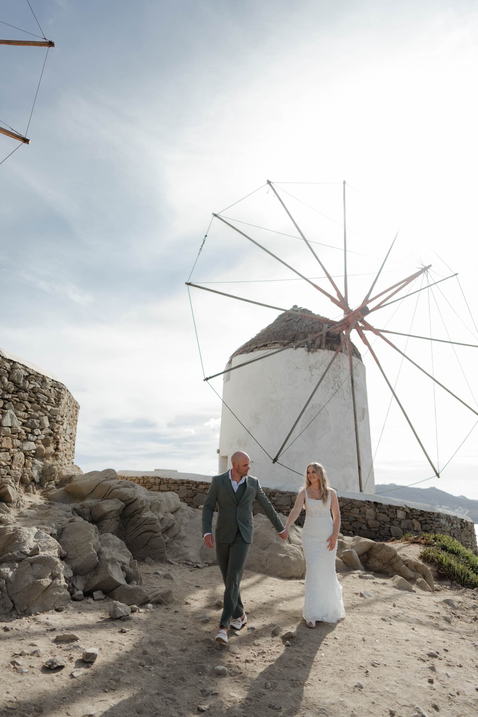 Travis and Katie – Wedding in Mykonos | Windmills Other Greek Islands-13