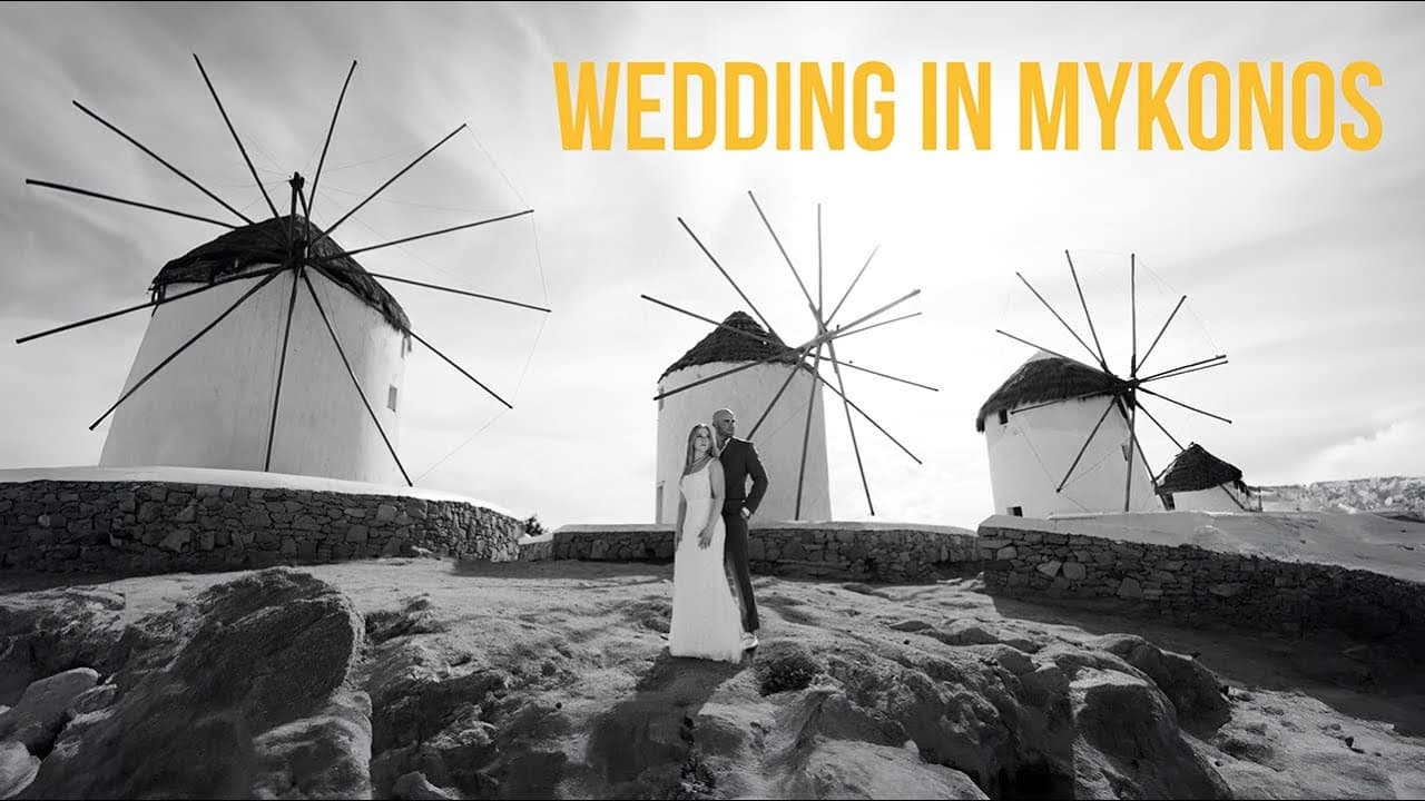 Travis & Katie | Modern wedding film in Mykonos