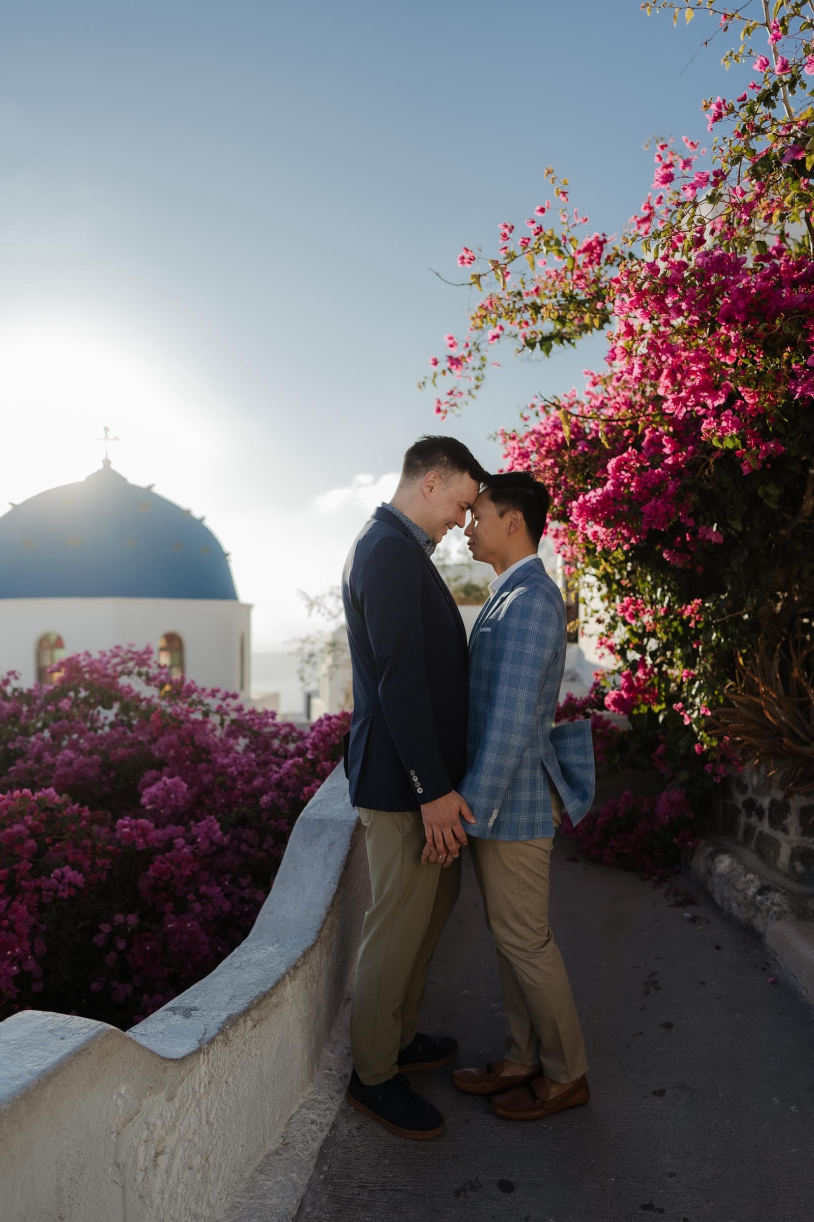Jerome & Peter – Gay couple photoshoot in Santorini Couple Sessions-1