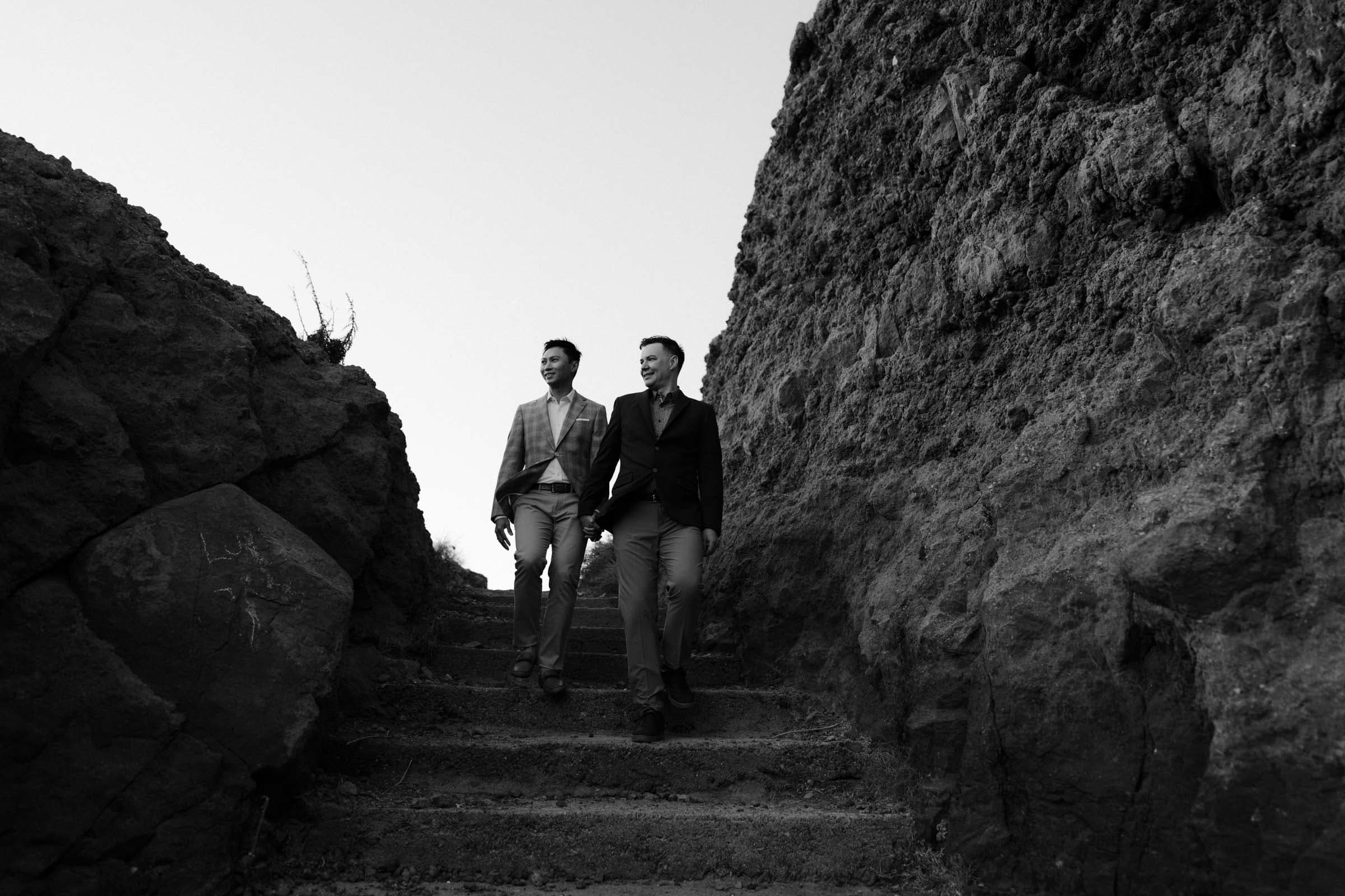 Jerome & Peter – Gay couple photoshoot in Santorini Couple Sessions-14