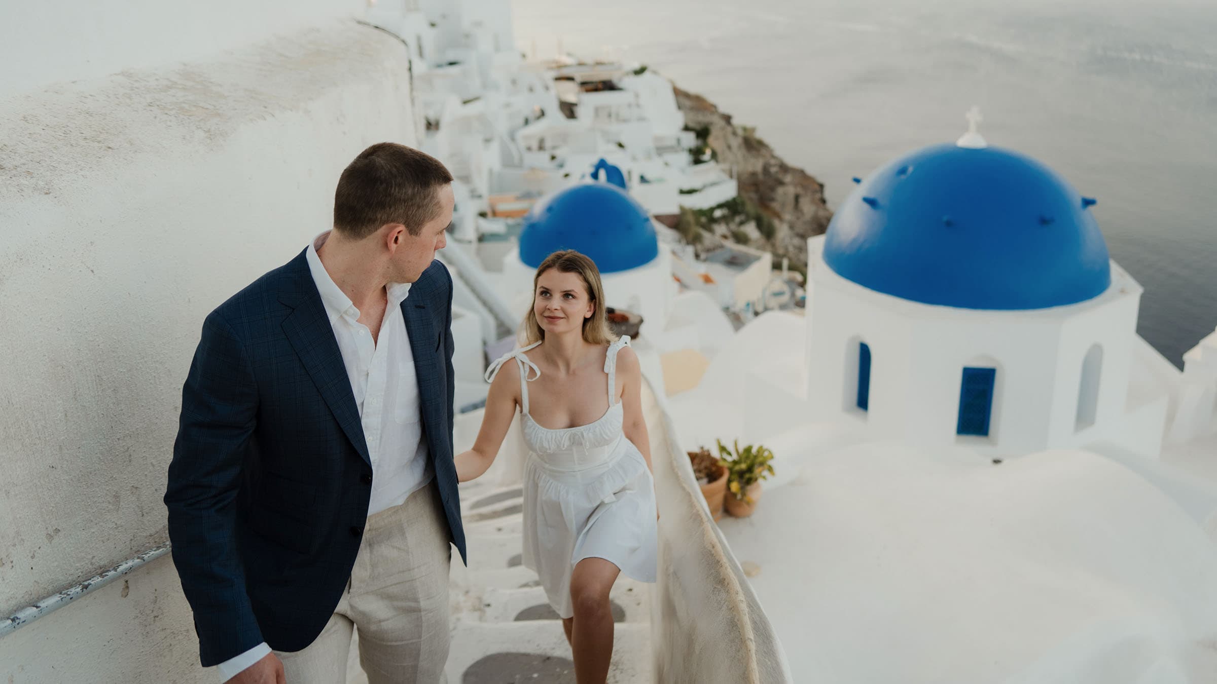 Alex & Angelica | Santorini proposal video in Oia
