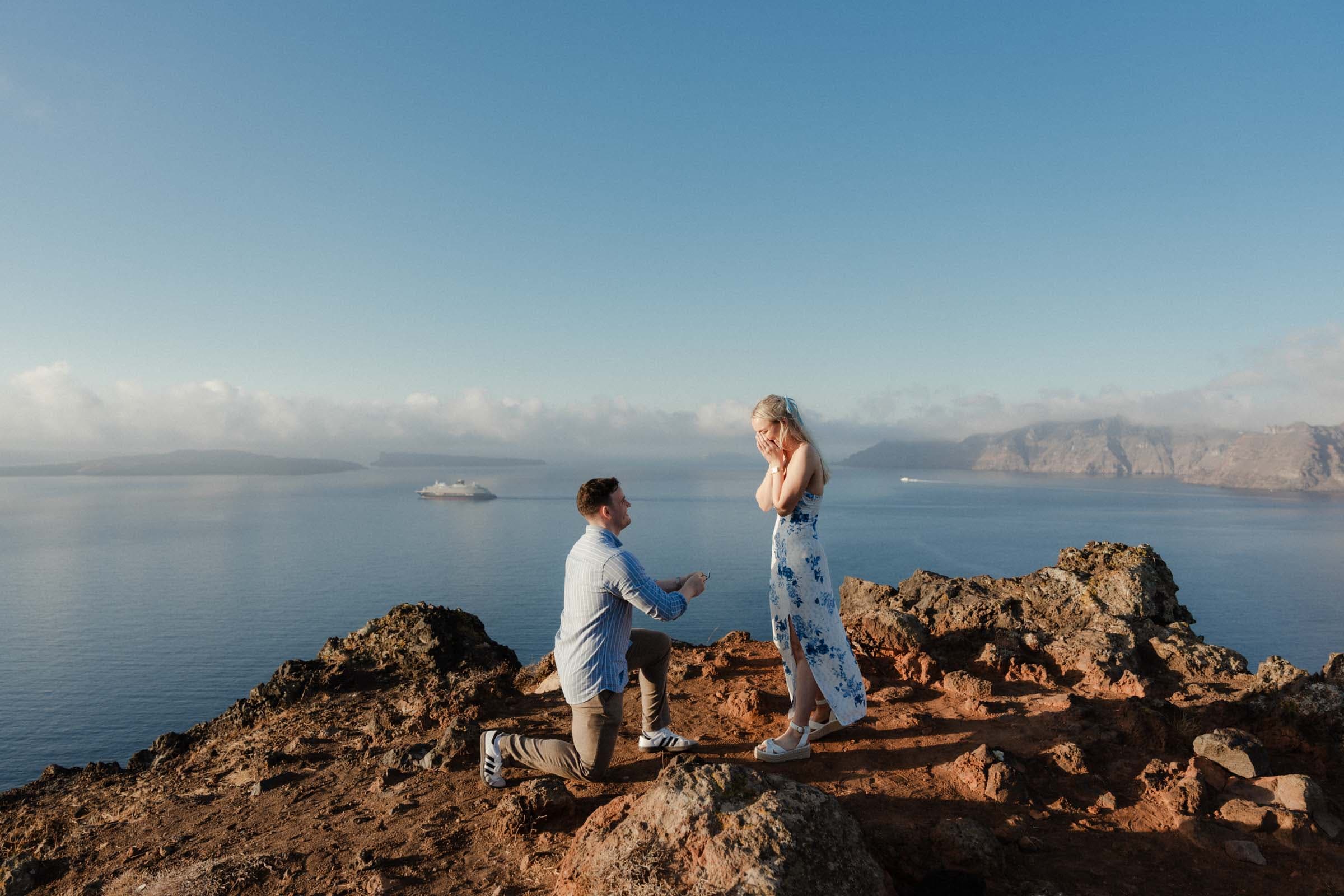Ben & Amy Proposals in Santorini-23