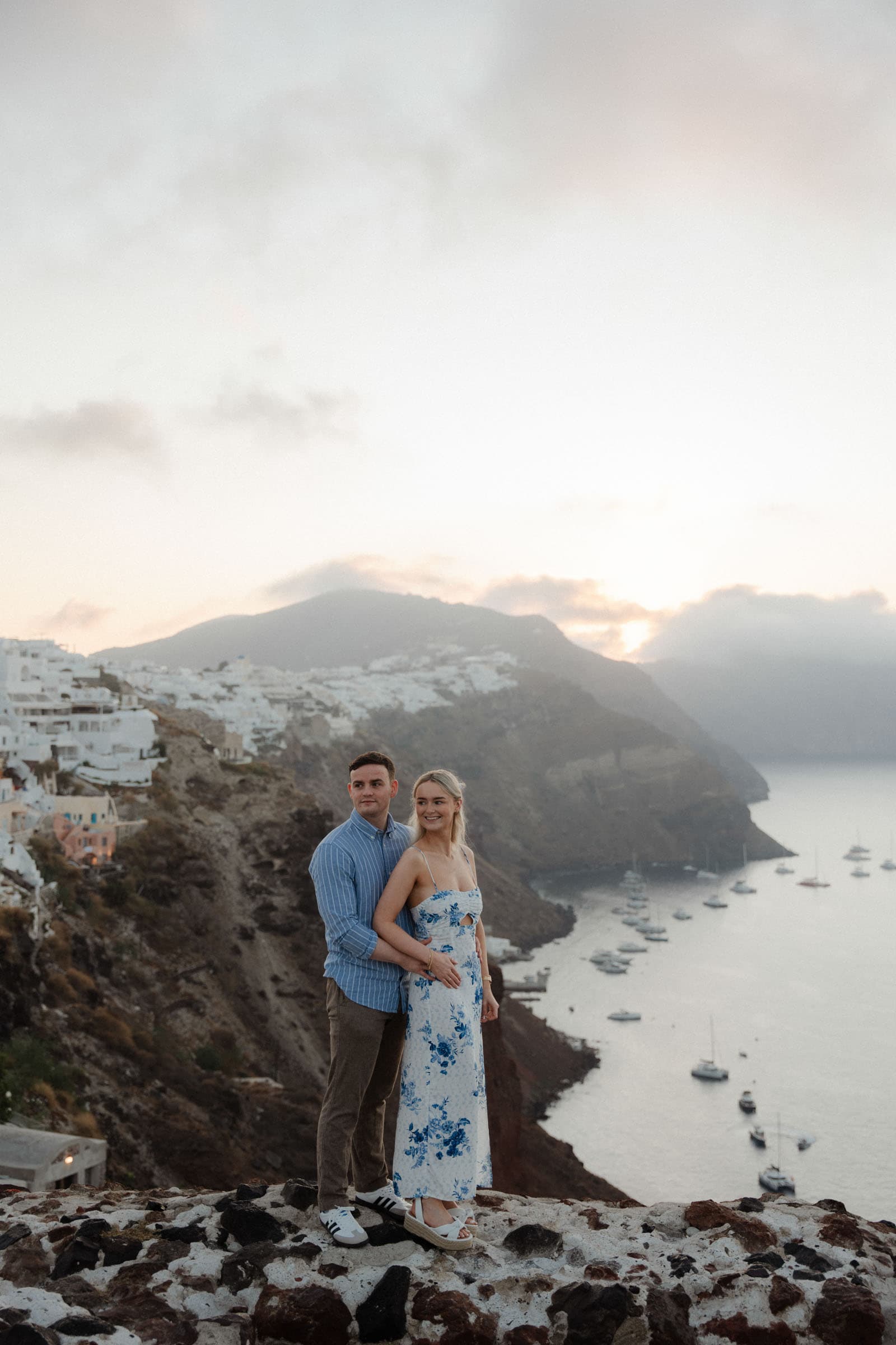 Ben & Amy Proposals in Santorini-5