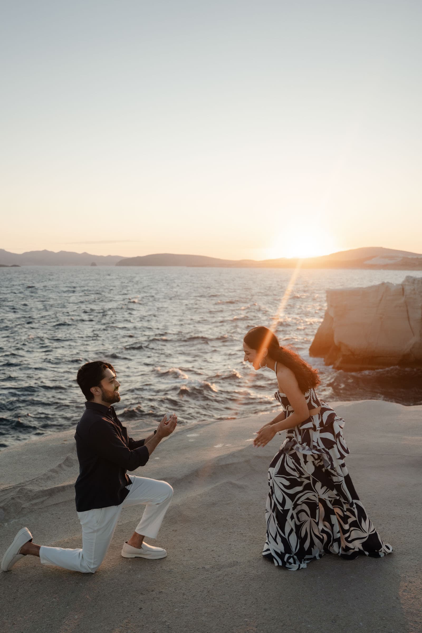 Mayur & Aarushi Proposals in Santorini-18