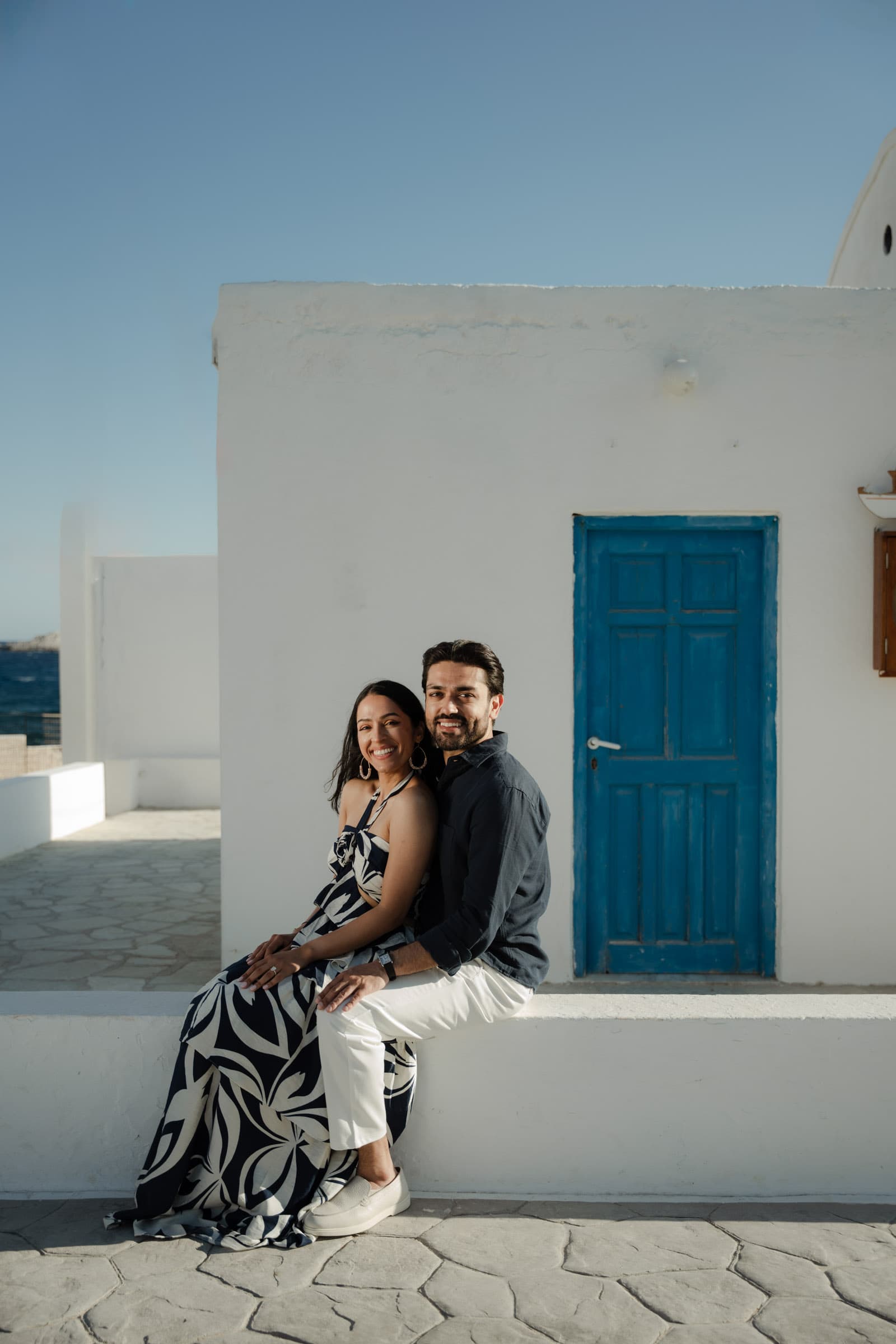 Mayur & Aarushi Proposals in Santorini-37