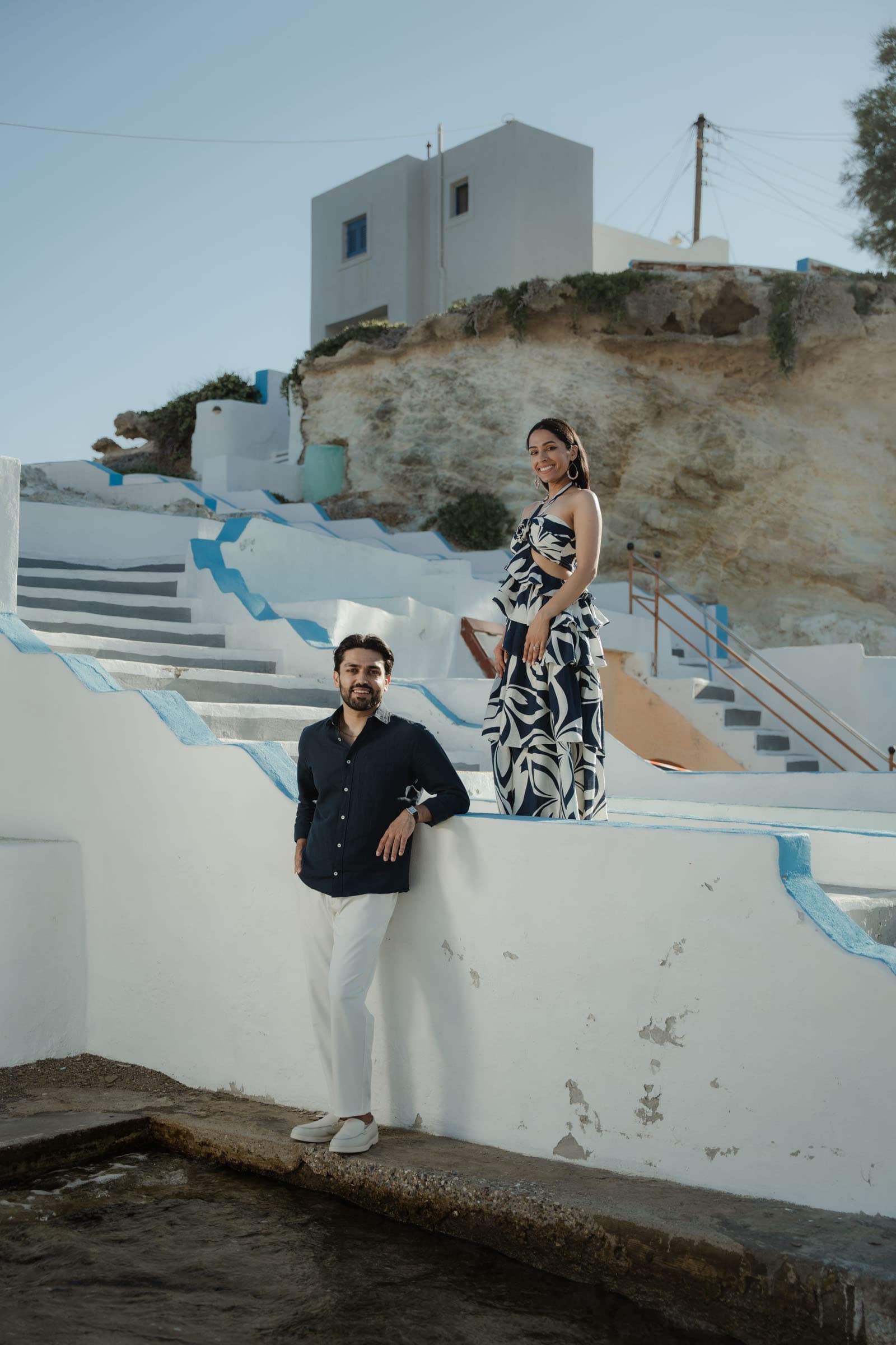 Mayur & Aarushi Proposals in Santorini-41