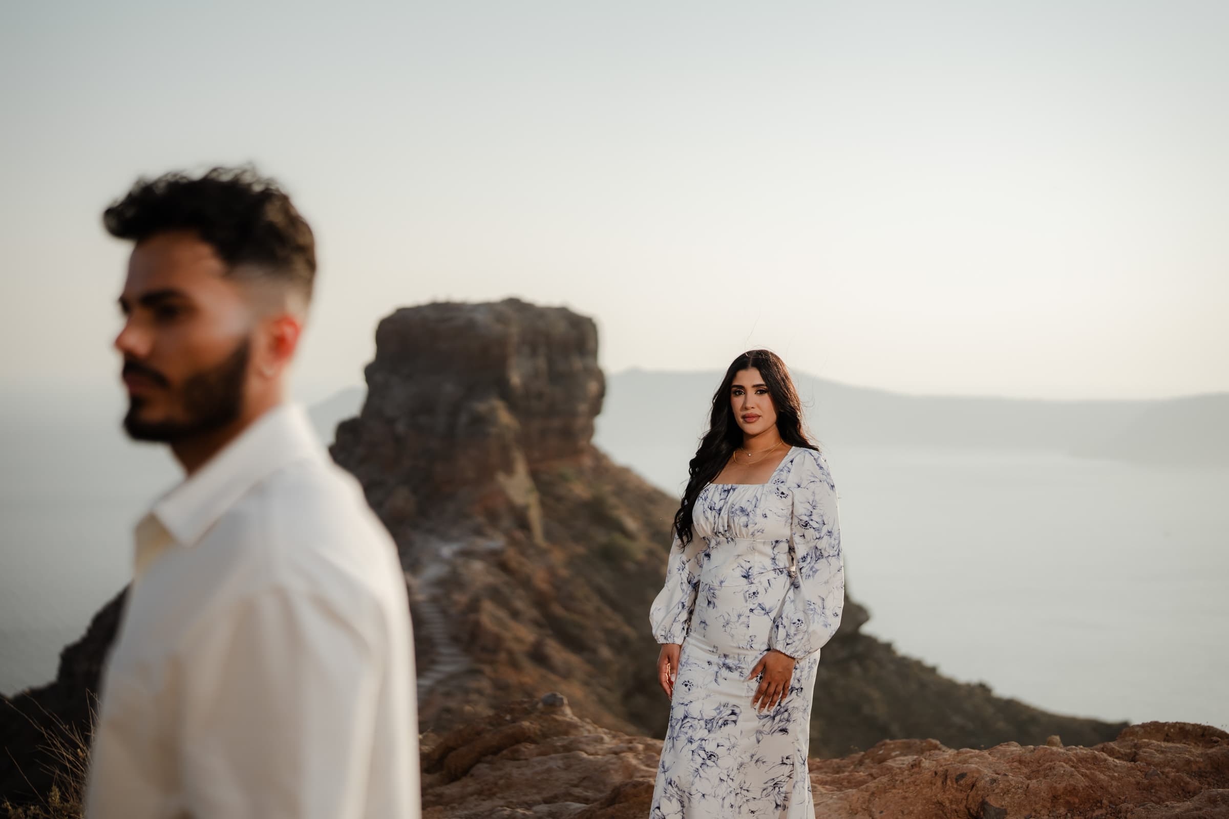 Amitoj & Nav – Santorini Proposal at The Edge Restaurant Proposals in Santorini-10