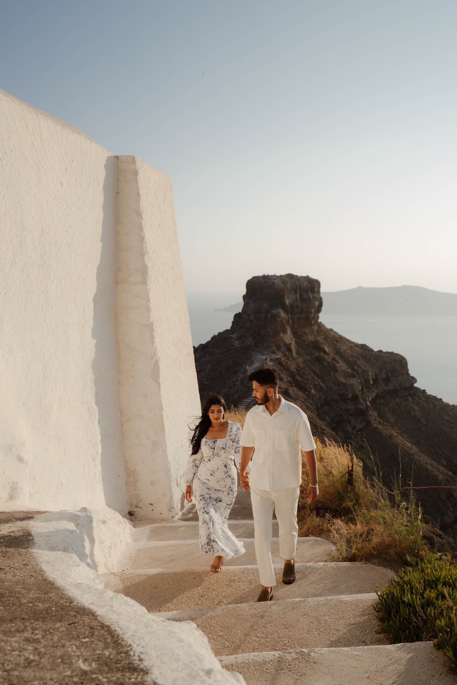 Amitoj & Nav – Santorini Proposal at The Edge Restaurant Proposals in Santorini-13