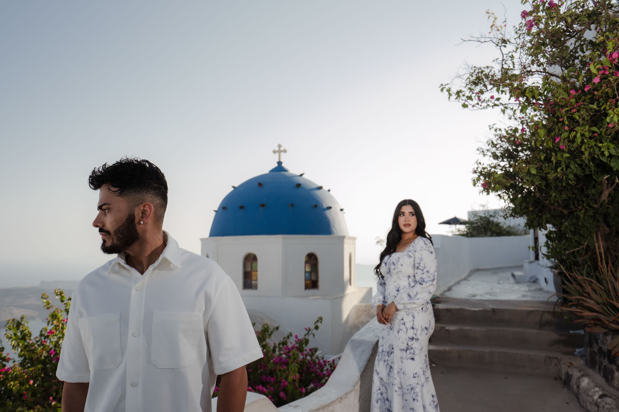 Amitoj & Nav – Santorini Proposal at The Edge Restaurant Proposals in Santorini-2