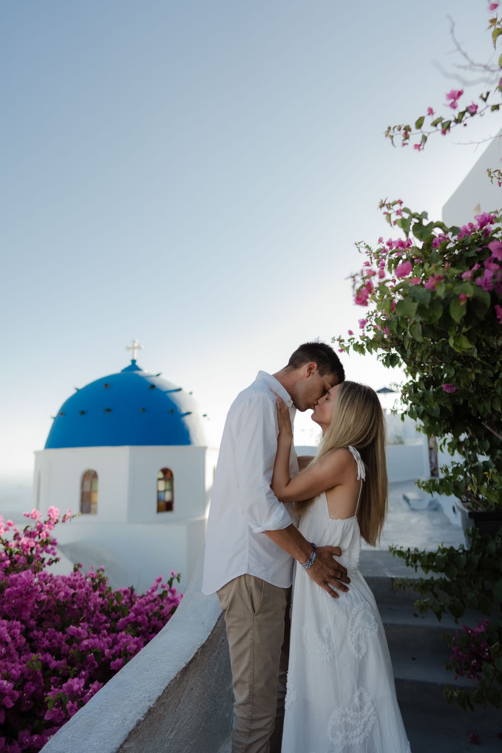 Floyd & Lauren – Santorini Proposal in Skaros rock Proposals in Santorini-1