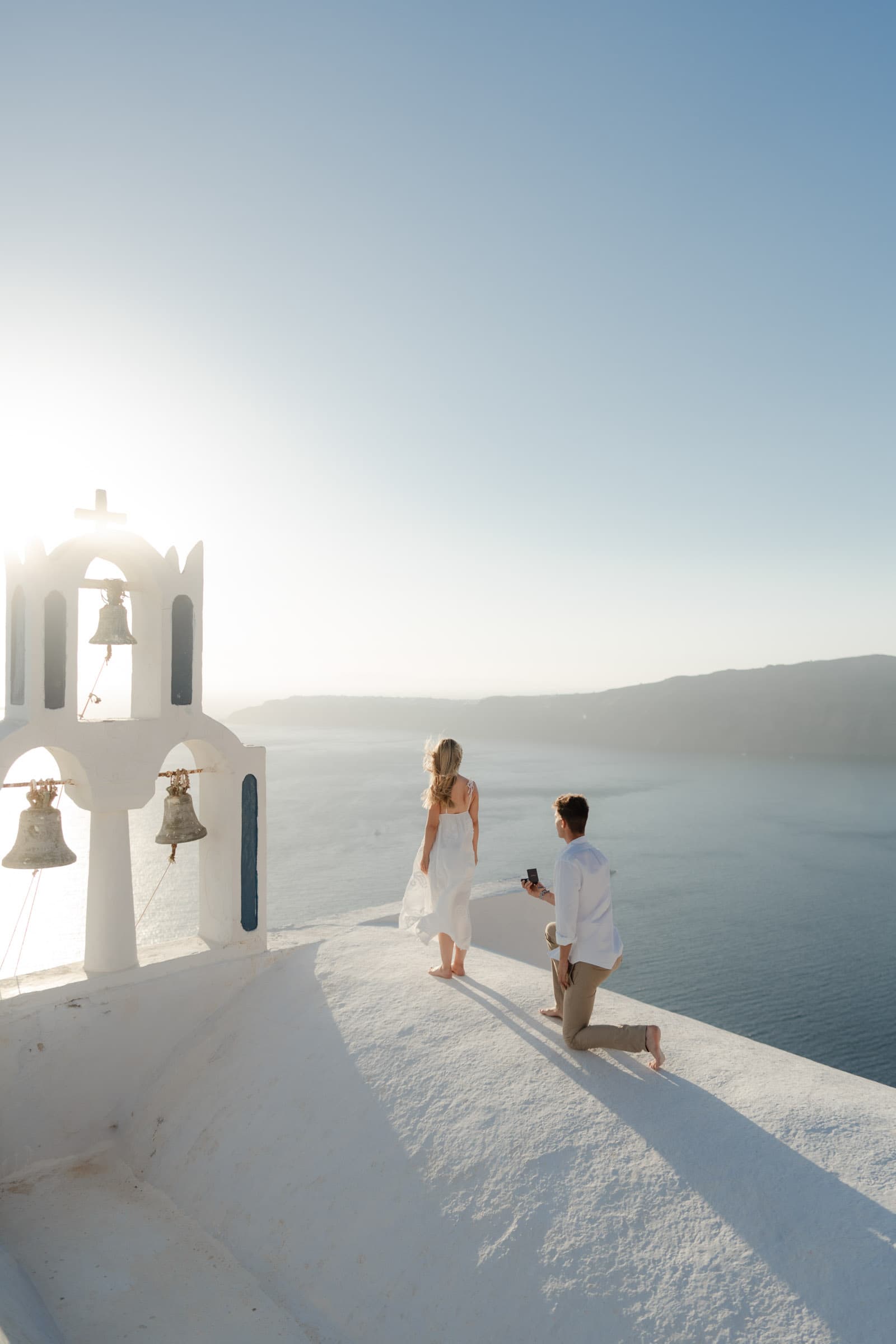 Floyd & Lauren – Santorini Proposal in Skaros rock Proposals in Santorini-13