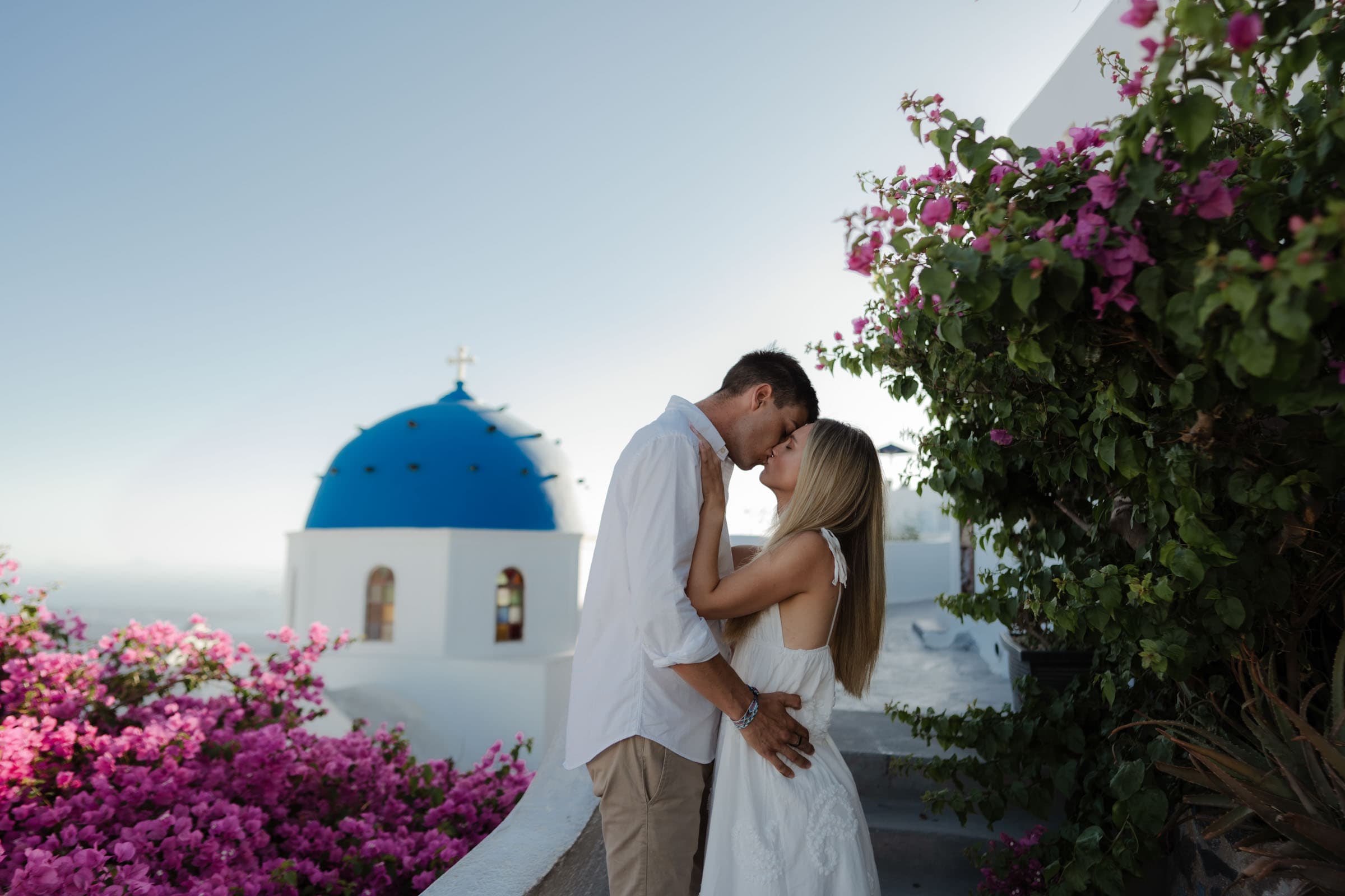 Floyd & Lauren – Santorini Proposal in Skaros rock Proposals in Santorini-2