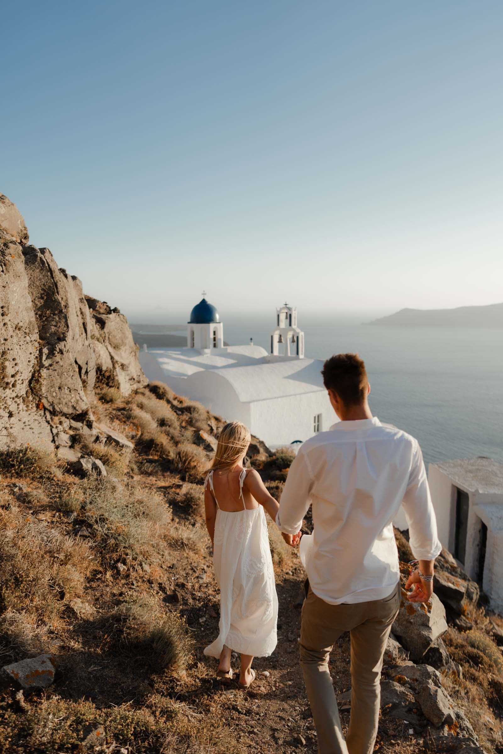 Floyd & Lauren – Santorini Proposal in Skaros rock Proposals in Santorini-25