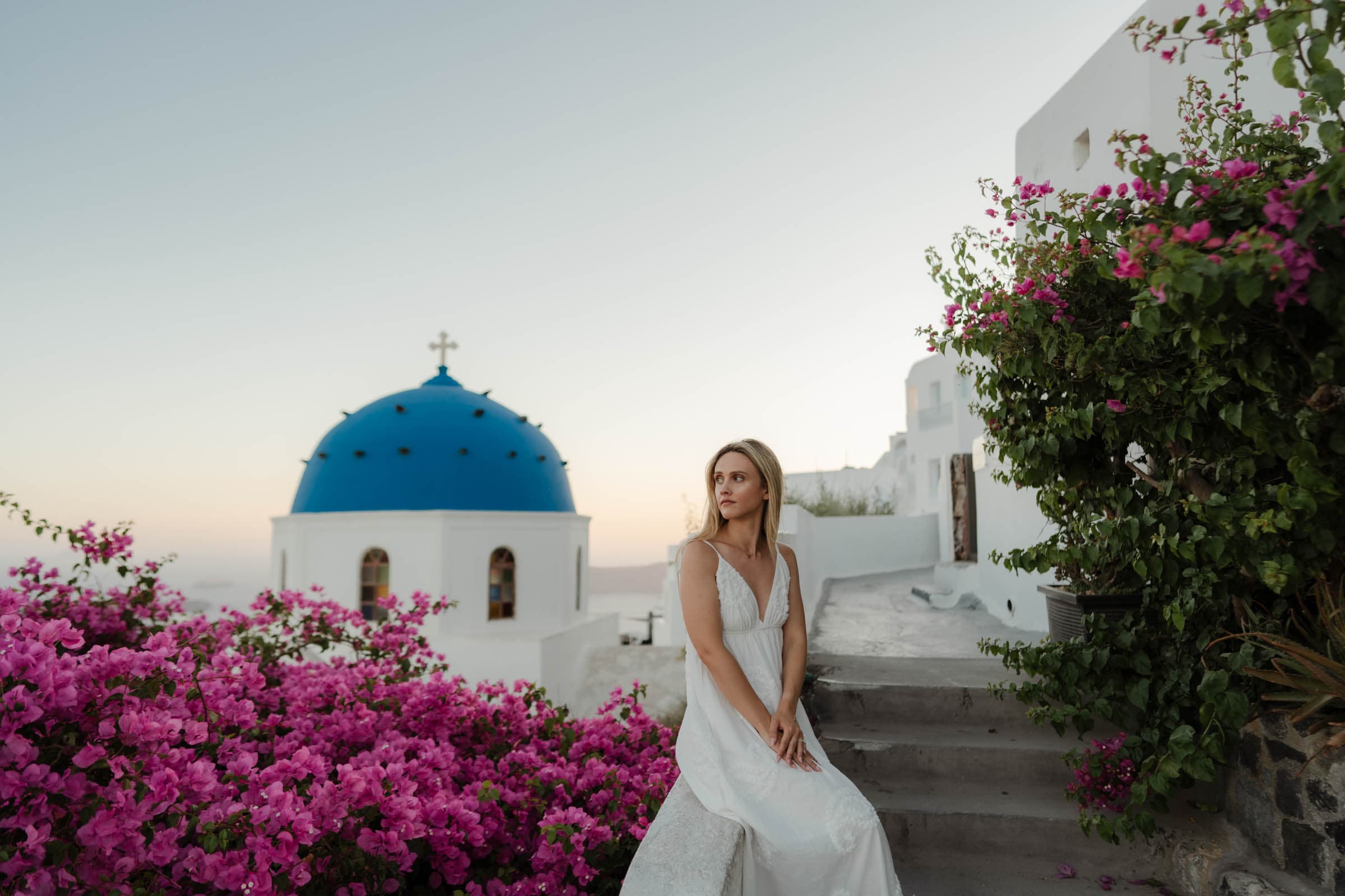 Floyd & Lauren – Santorini Proposal in Skaros rock Proposals in Santorini-33