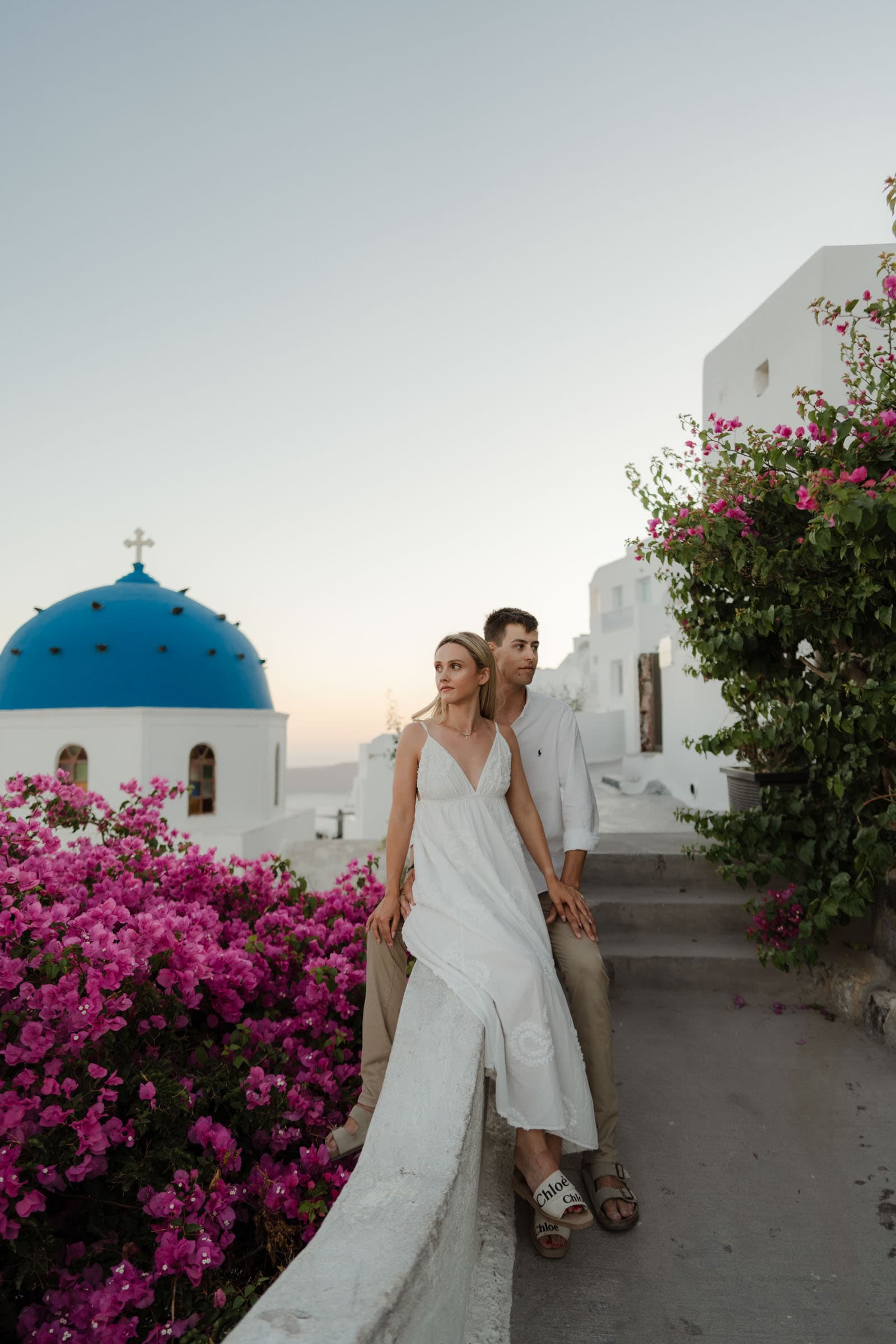 Floyd & Lauren – Santorini Proposal in Skaros rock Proposals in Santorini-36