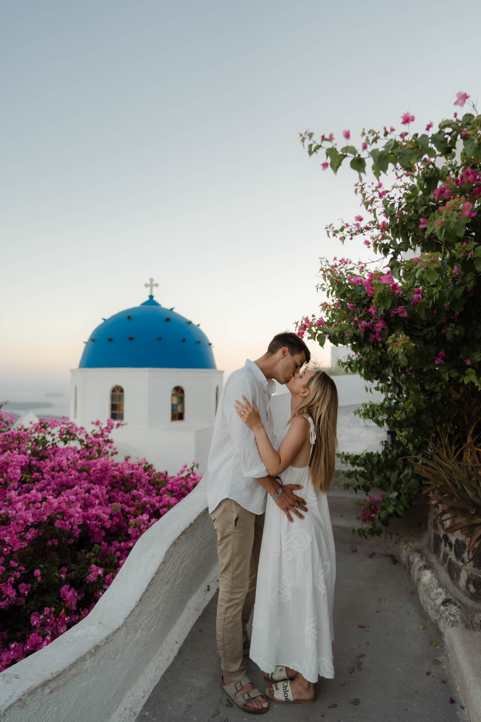 Floyd & Lauren – Santorini Proposal in Skaros rock Proposals in Santorini-37
