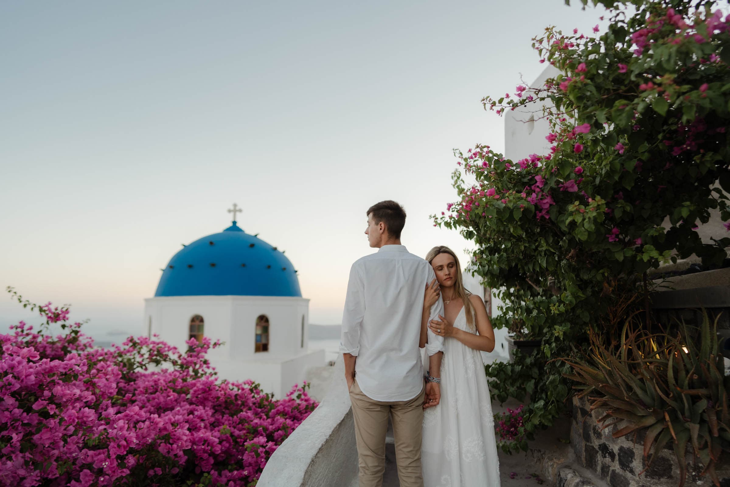 Floyd & Lauren – Santorini Proposal in Skaros rock Proposals in Santorini-38