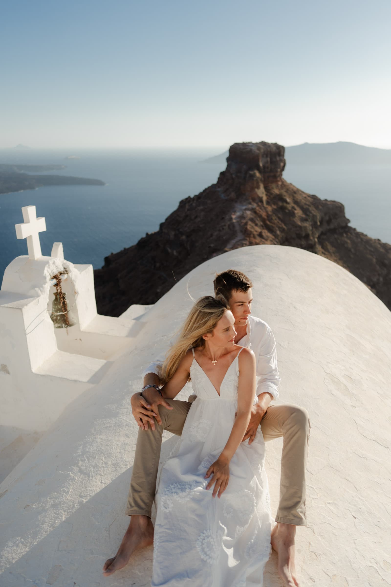 Floyd & Lauren – Santorini Proposal in Skaros rock Proposals in Santorini-4