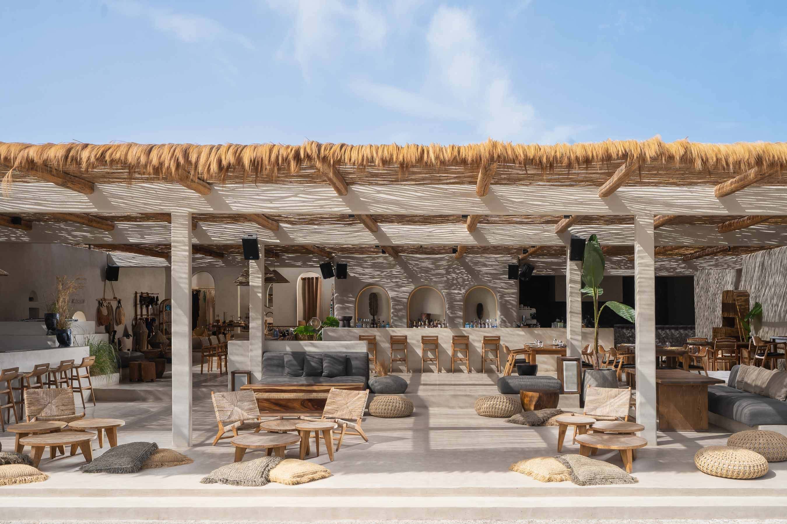 Wet stories | beach bar in Santorini Architectural Photography-1