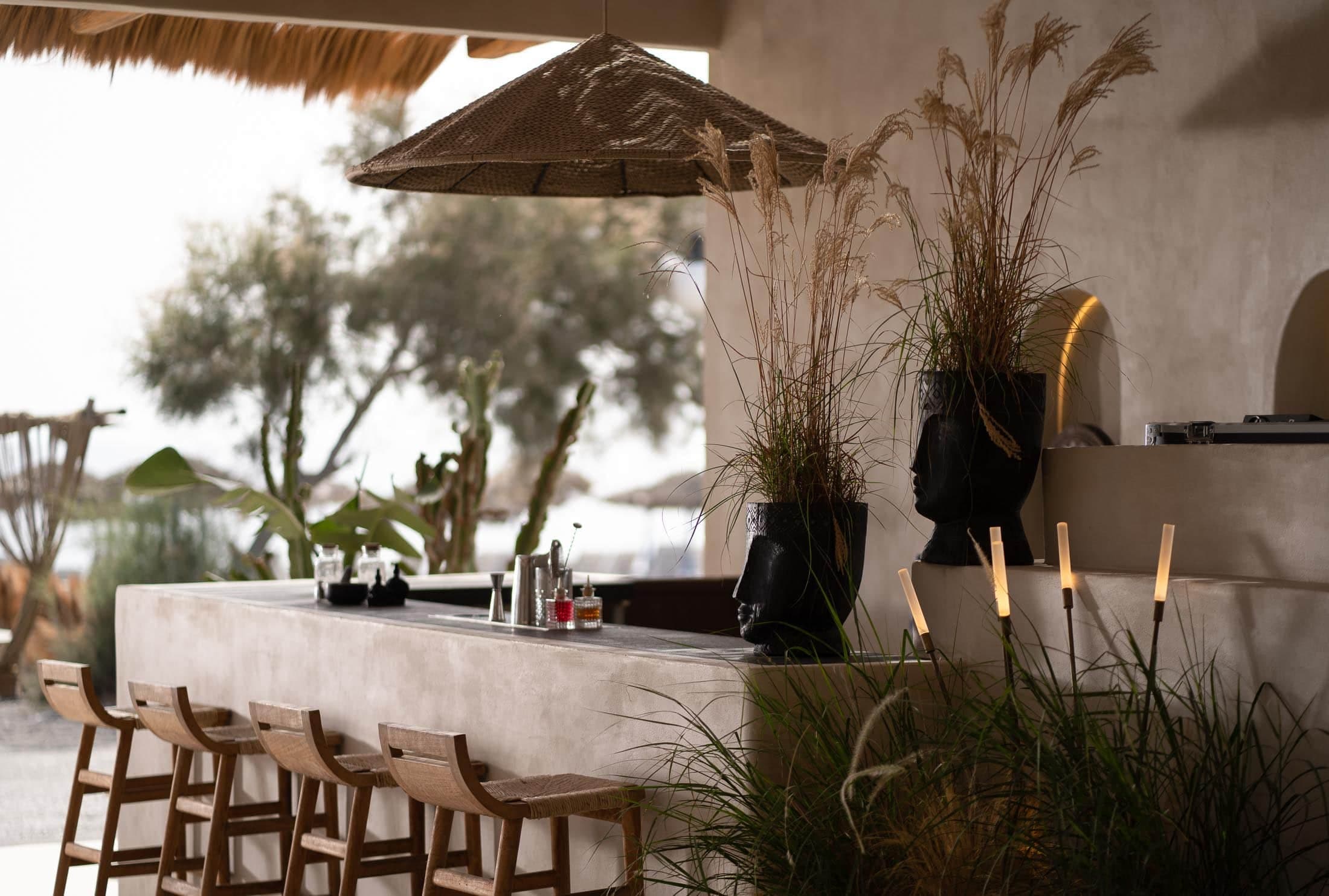 Wet stories | beach bar in Santorini Architectural Photography-1