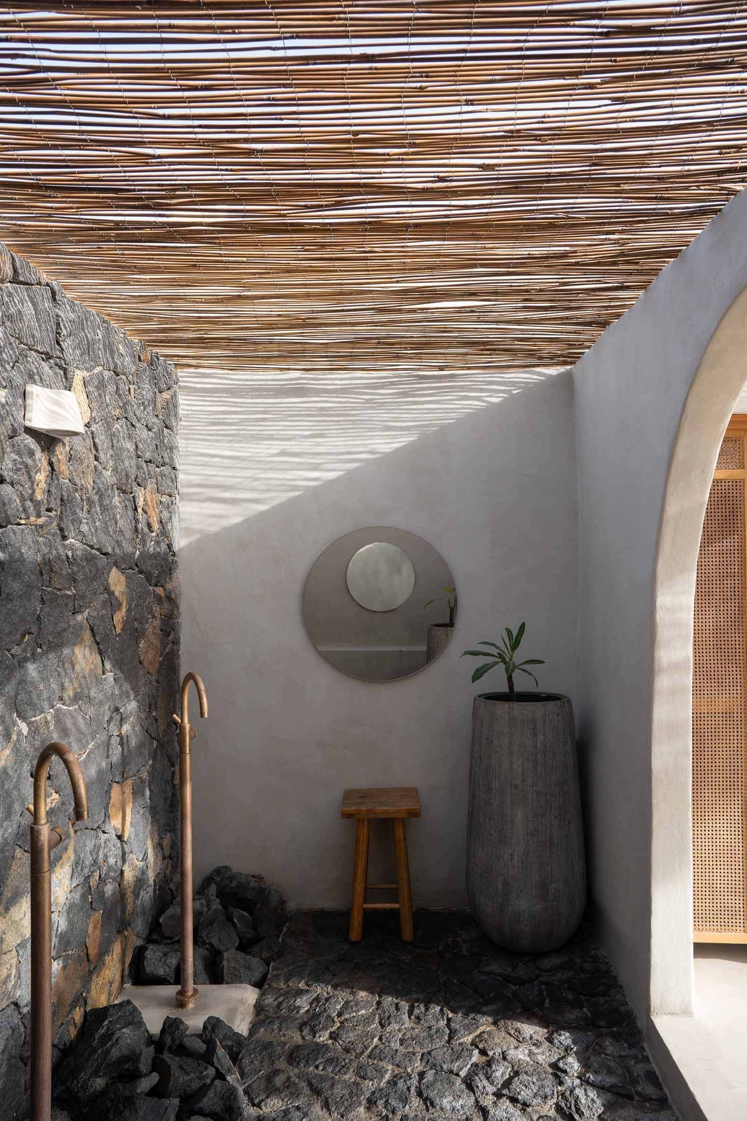 Wet stories | beach bar in Santorini Architectural Photography-2